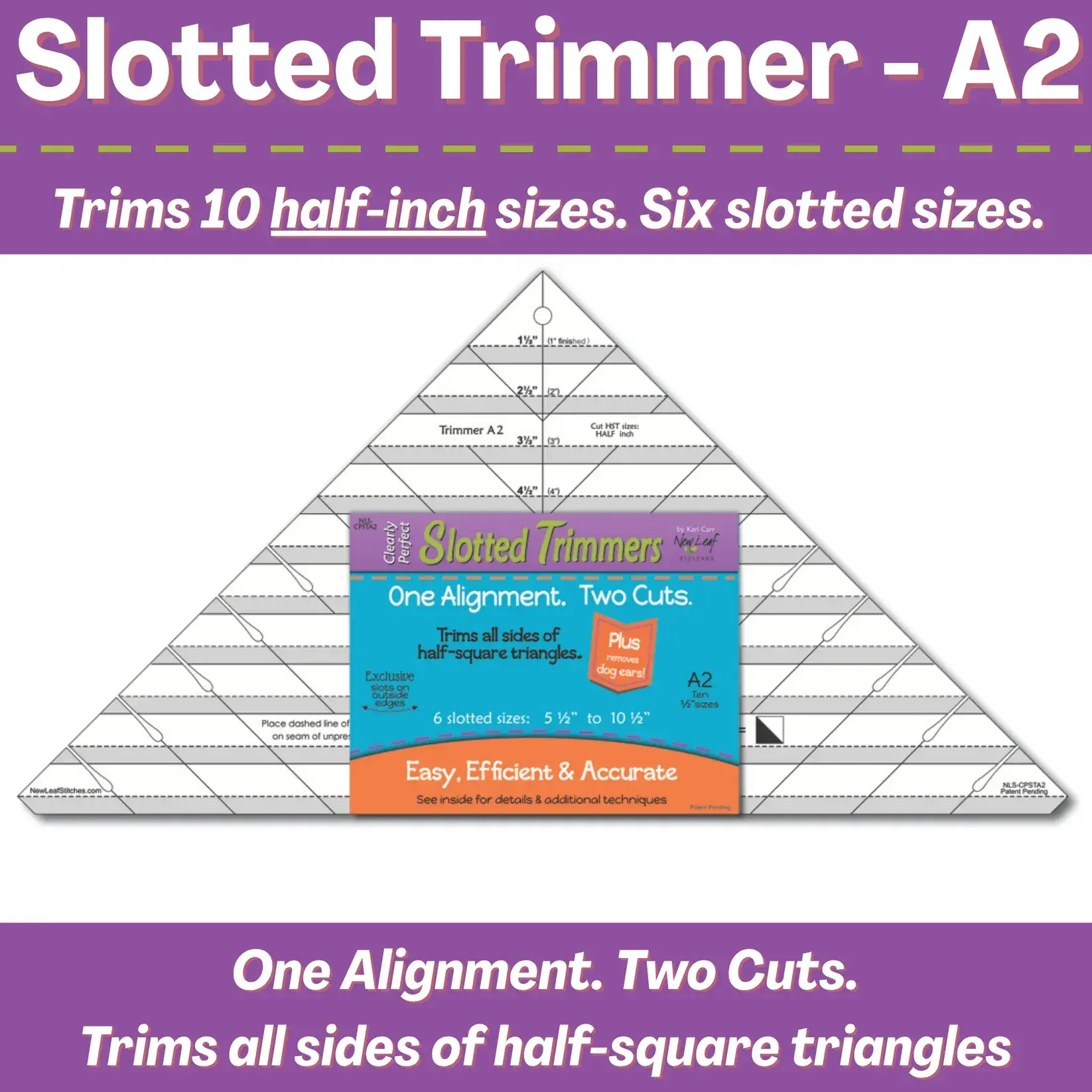 Clearly Perfect Slotted Trimmer A2 - (Slotted Sizes: 5.5in - 10.5in)