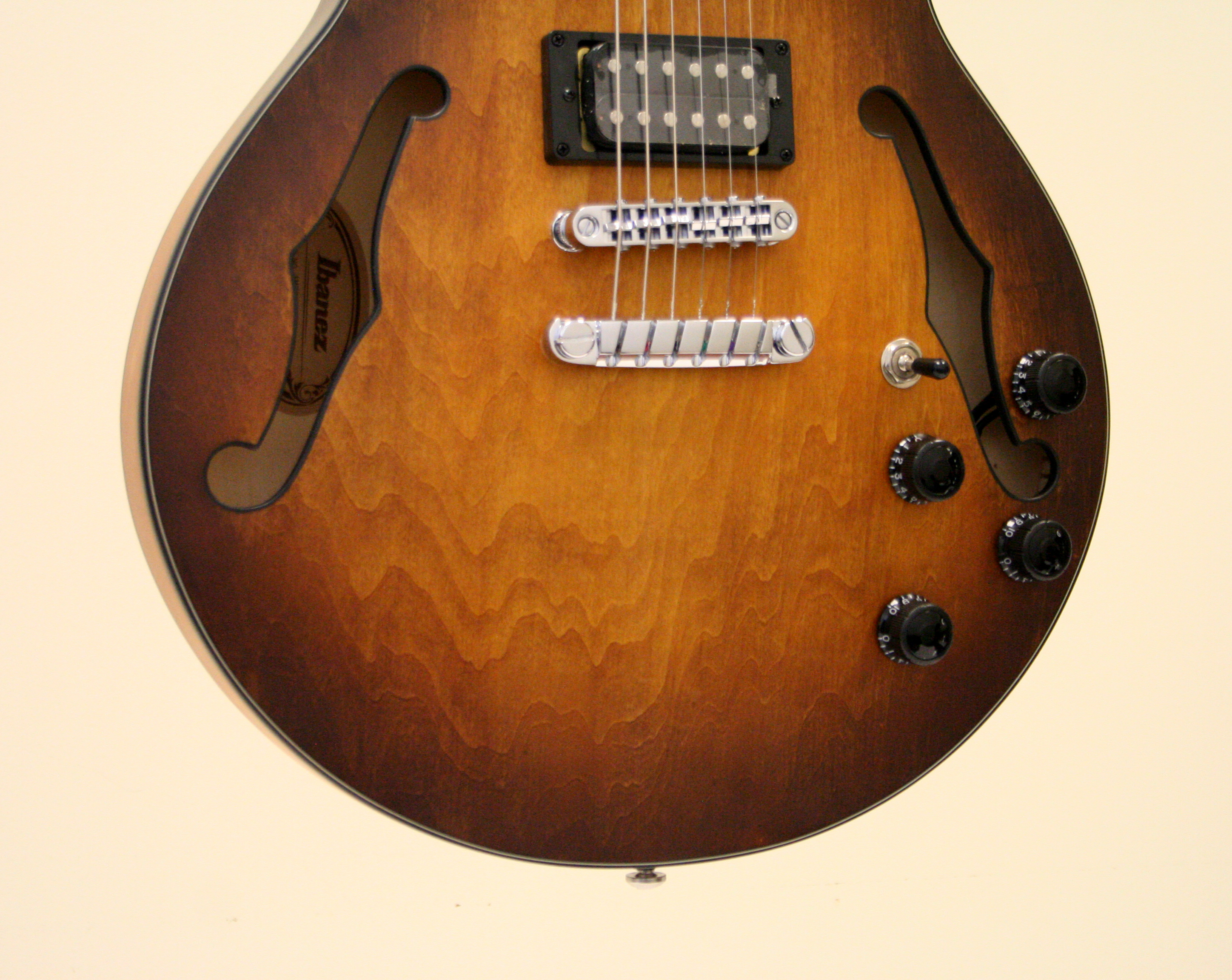 Ibanez AM73B Artcore Hollow Body Guitar Tobacco Flat - 606559692132