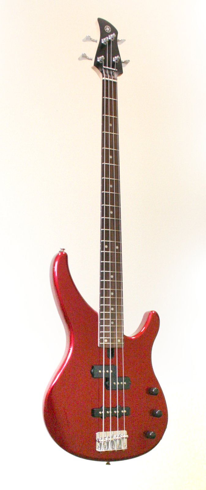 Yamaha TRBX174 Bass Guitar 4-String Metallic Red - 086792981727