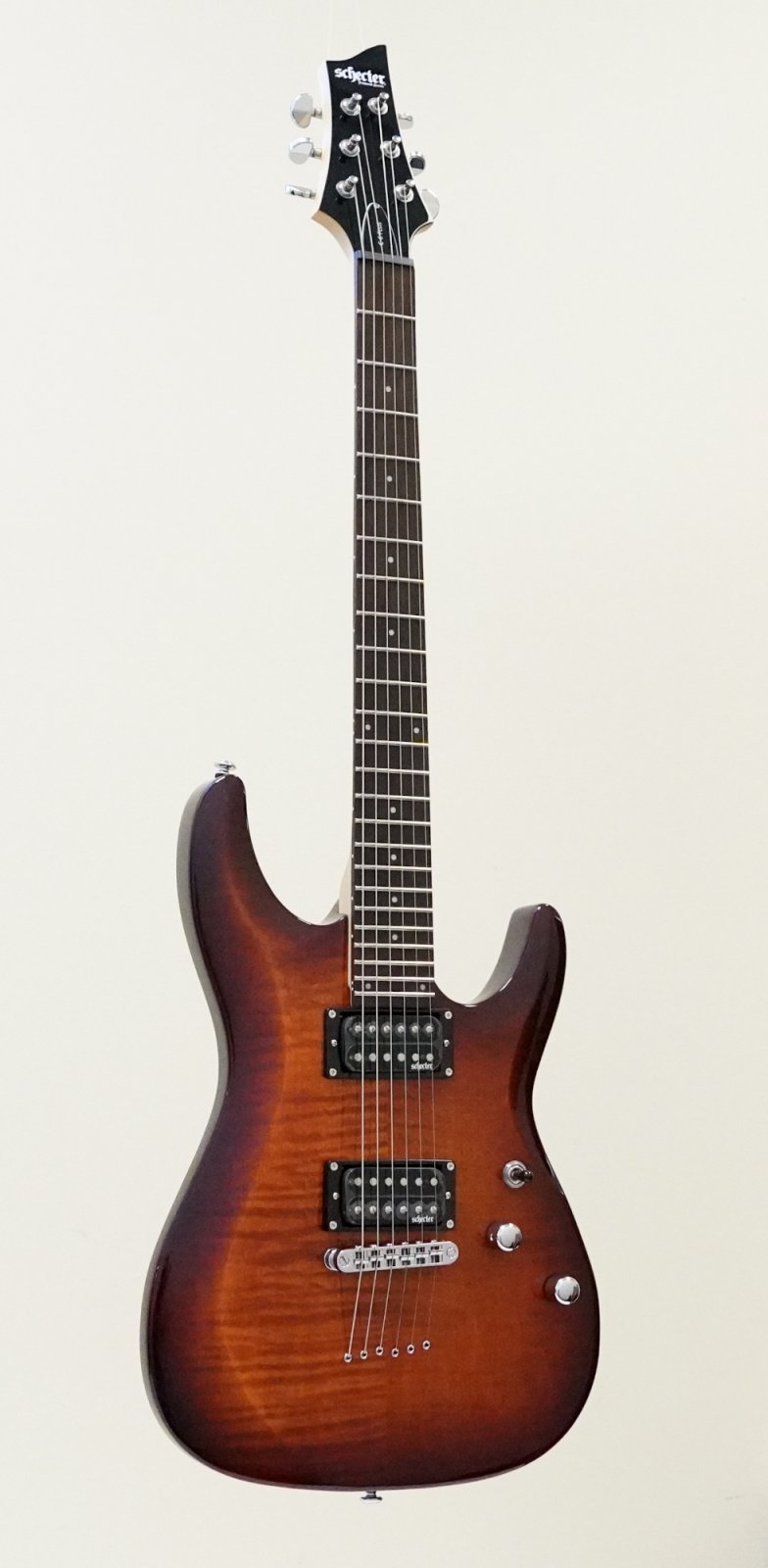 Schecter C-6 Plus Electric Guitar Vintage Sunburst