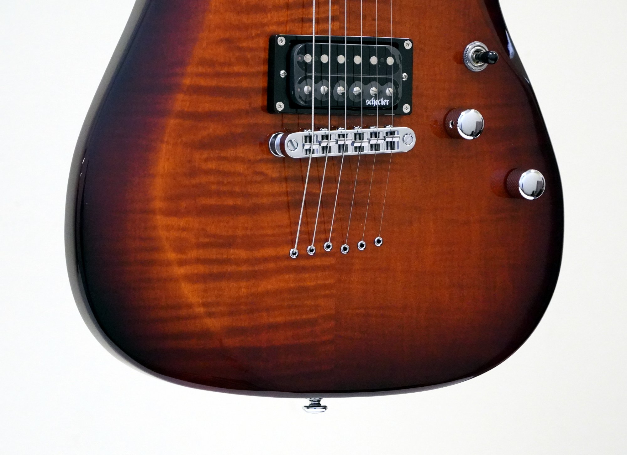 Schecter C-6 Plus Electric Guitar Vintage Sunburst