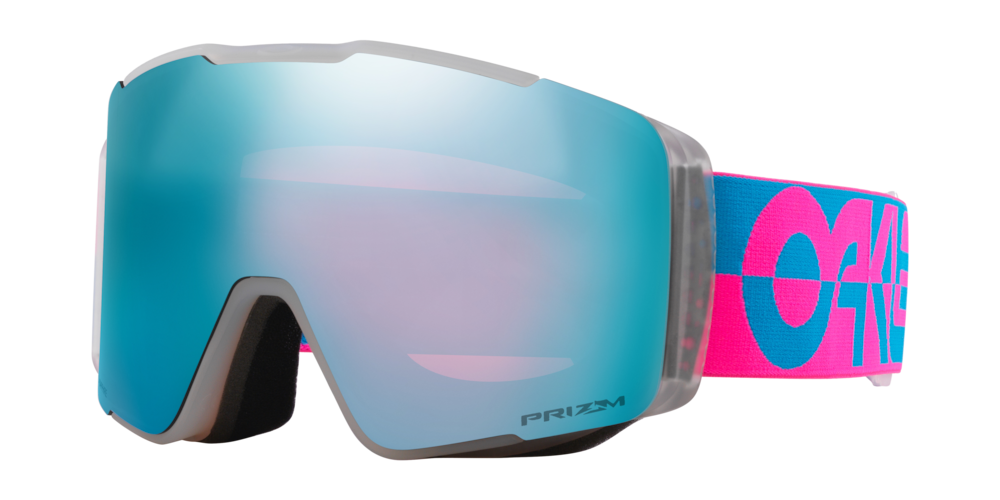 Oakley Line Miner Pro L (Blue Pink Duality w/Prizm Sapphire iridium & Prizm Iced Iridium) Snow Goggles