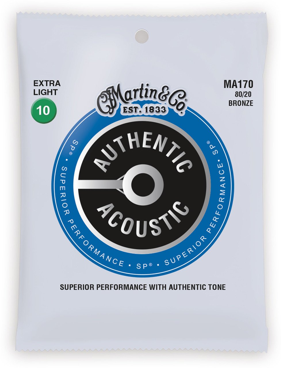 Martin Authentic Acoustic SP 80/20 Bronze Guitar Strings
