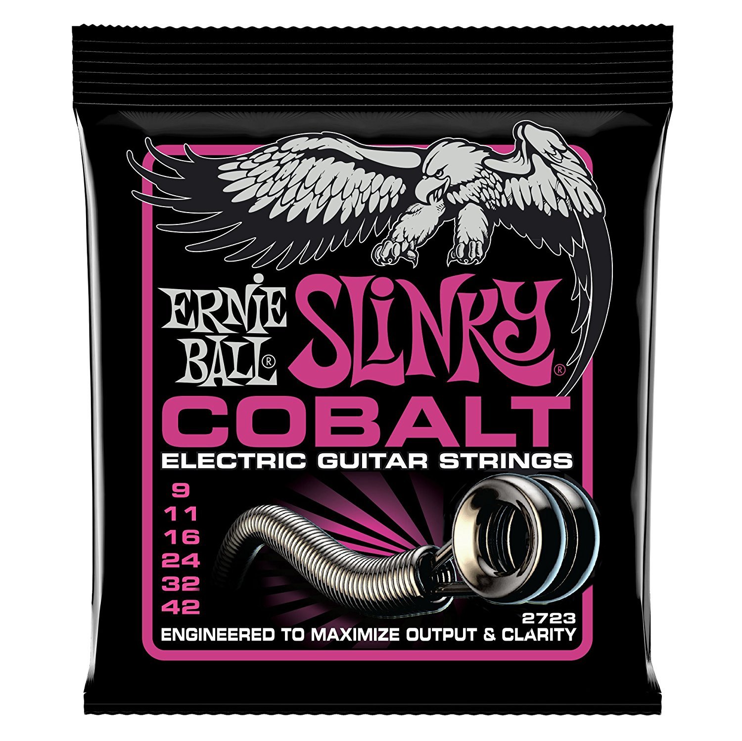 Ernie Ball Cobalt Electric Guitar Strings Super Slinky (942