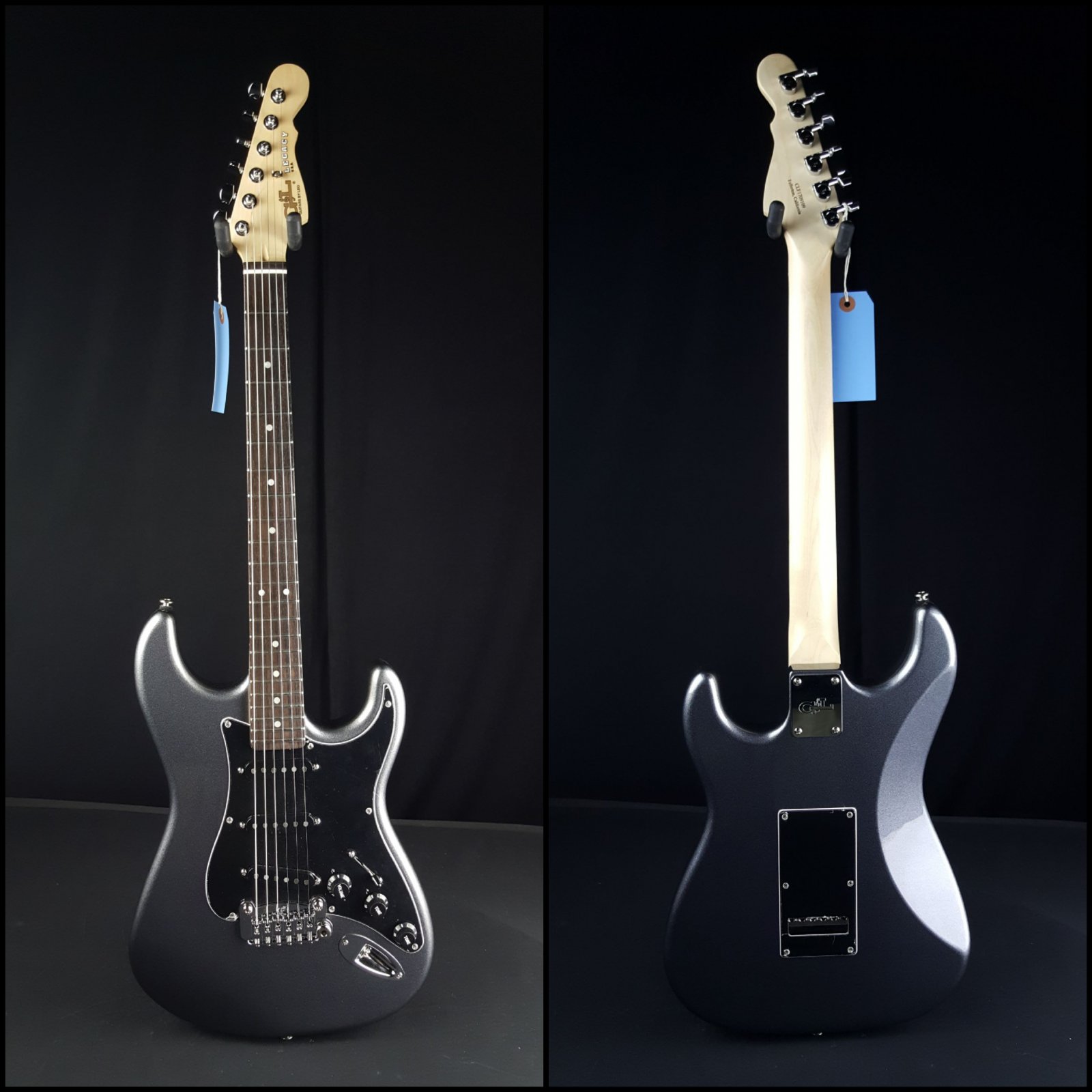 G&L Fullerton Standard Legacy Graphite Metallic with Bag