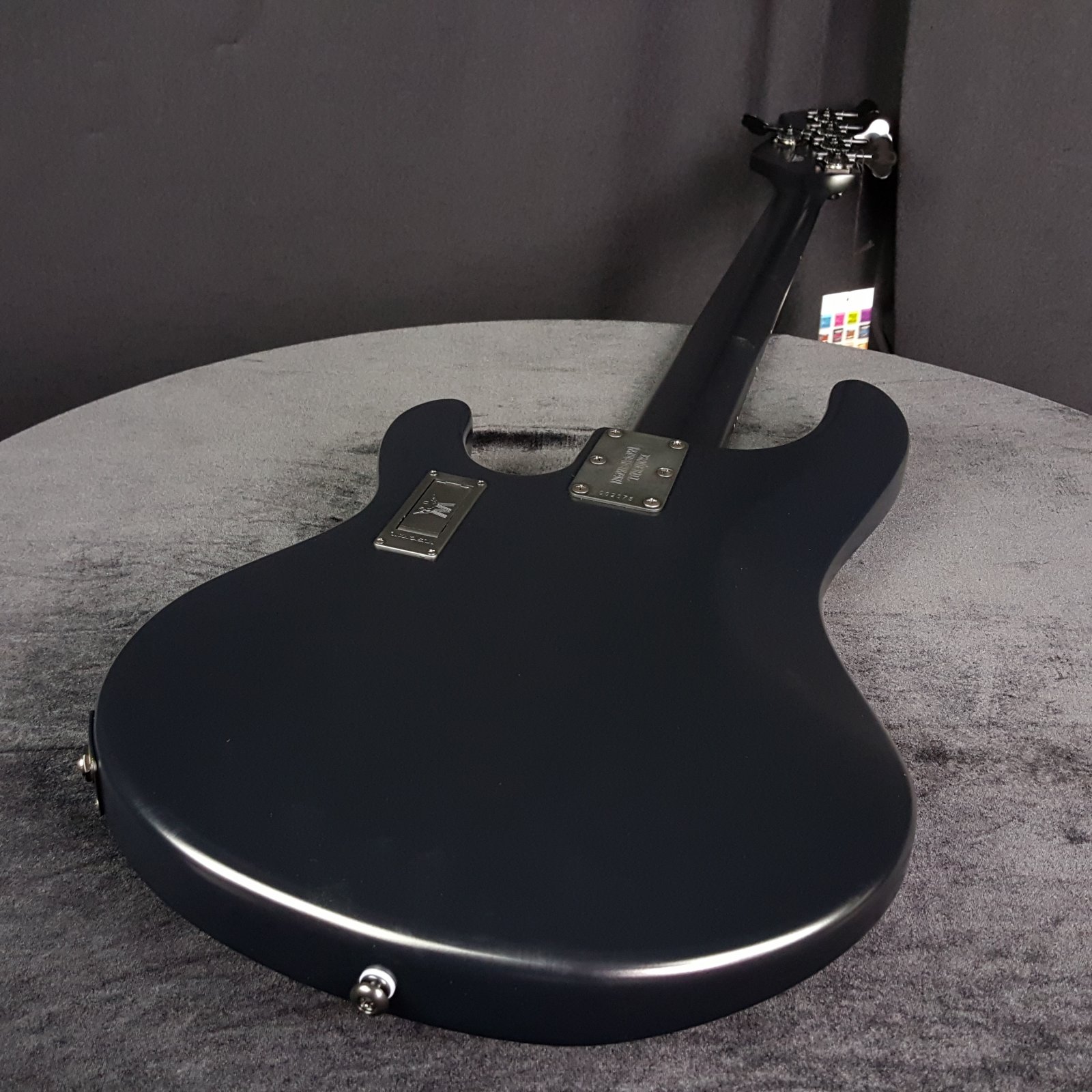 Music Man Stingray 5 HH Stealth Black, Ebony, with Case