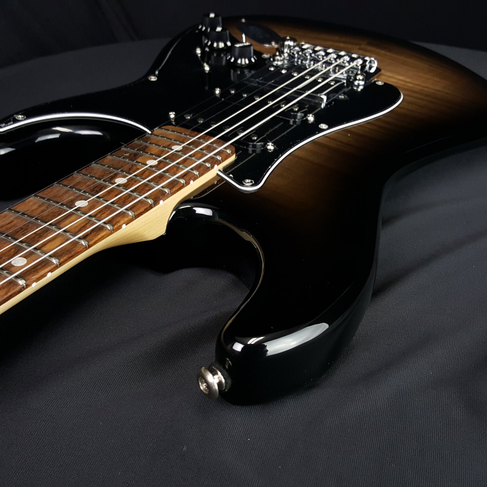 G&L Legacy Blackburst Flame Maple Top Guitar with Case