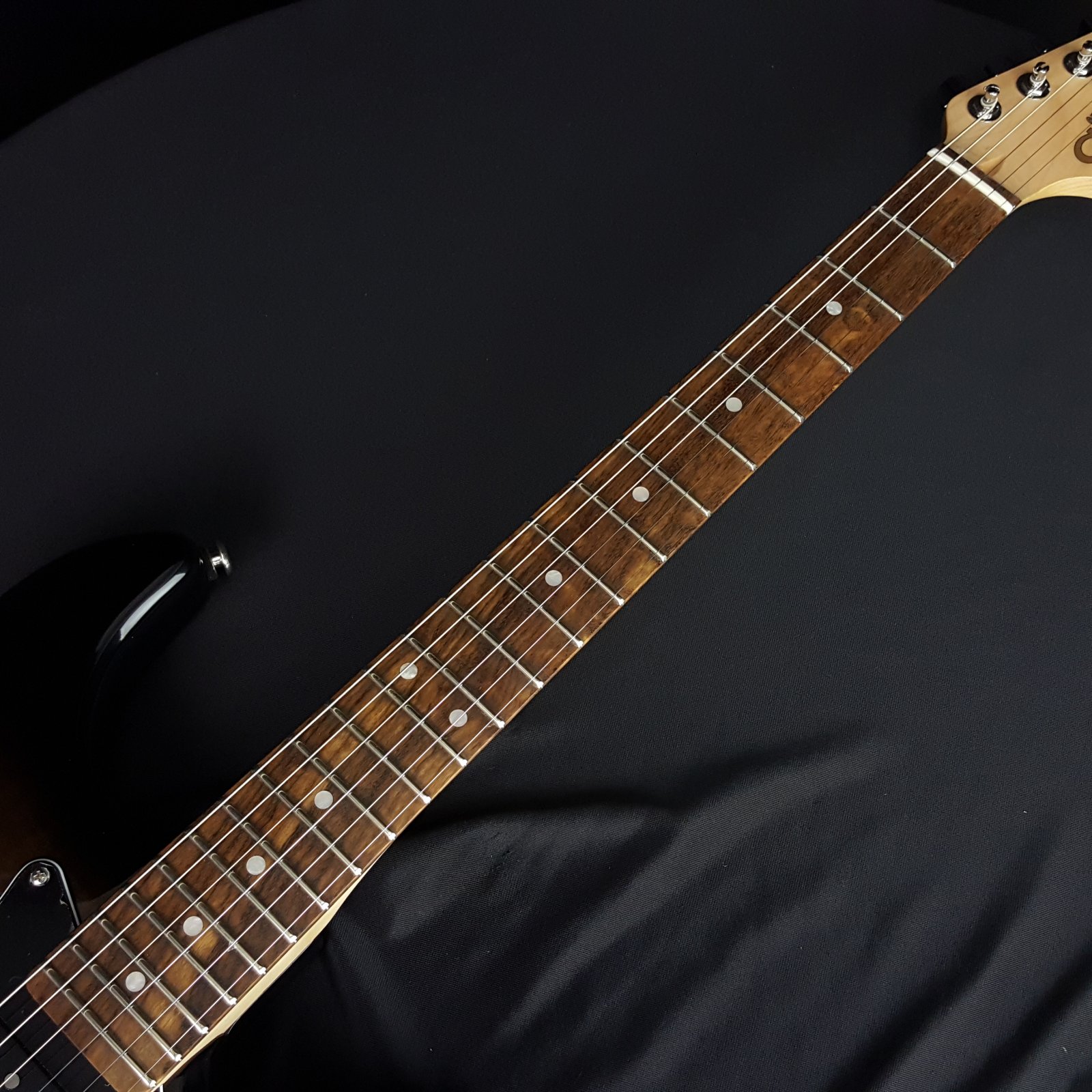 G&L Legacy Blackburst Flame Maple Top Guitar with Case