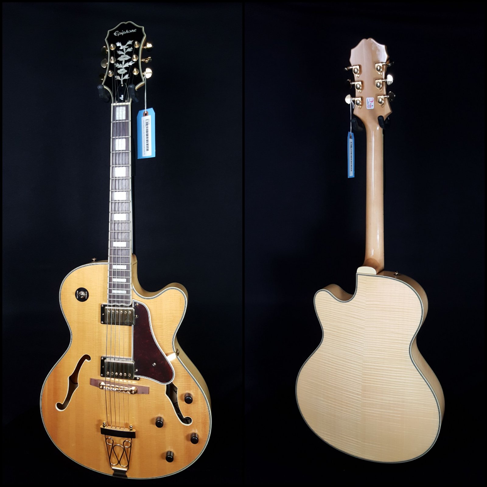 Used Epiphone Joe Pass Emperor II W/SH55 PUPS and Mono Bag