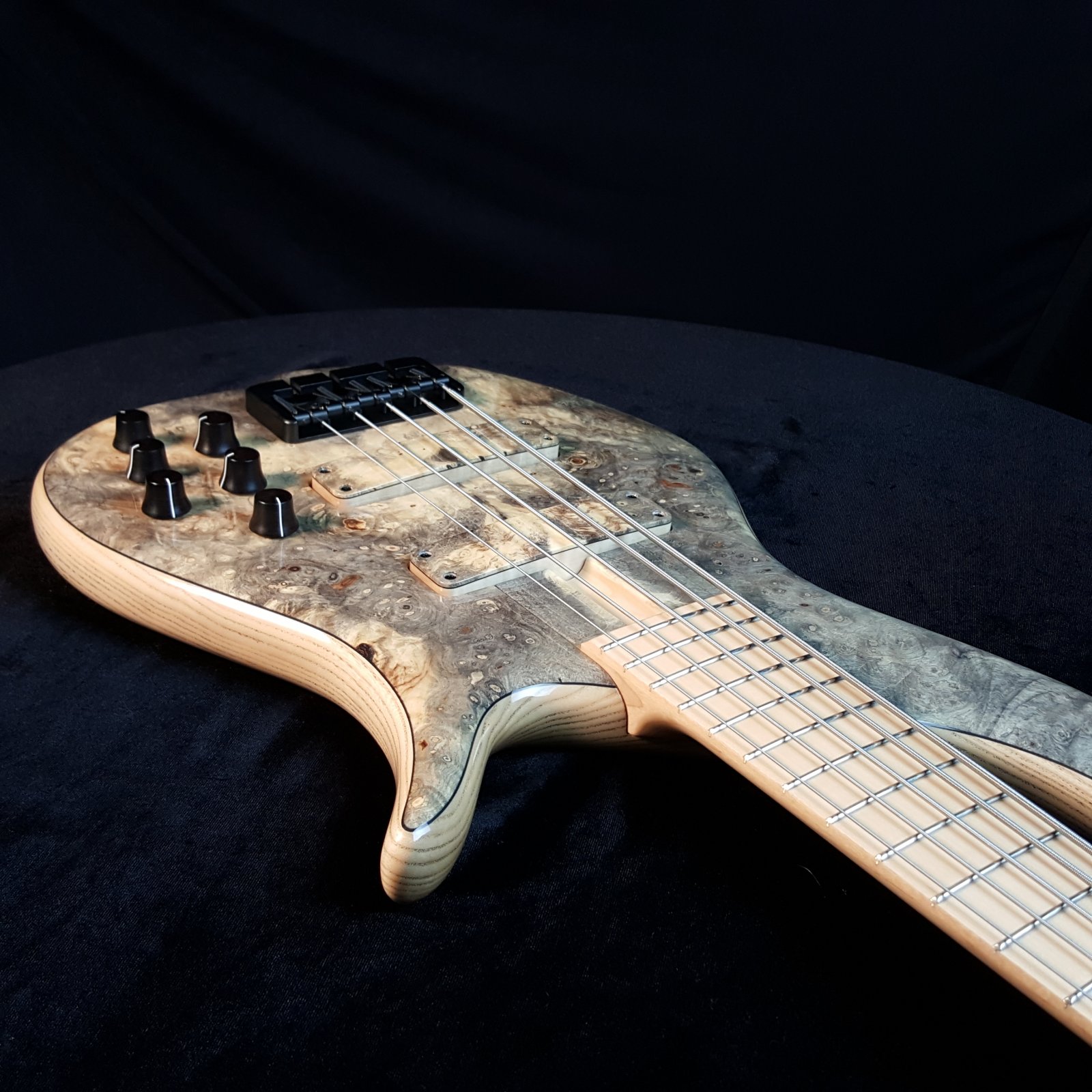 F Bass BN5 Buckeye Top, 5 String Bass with Bag - 621217