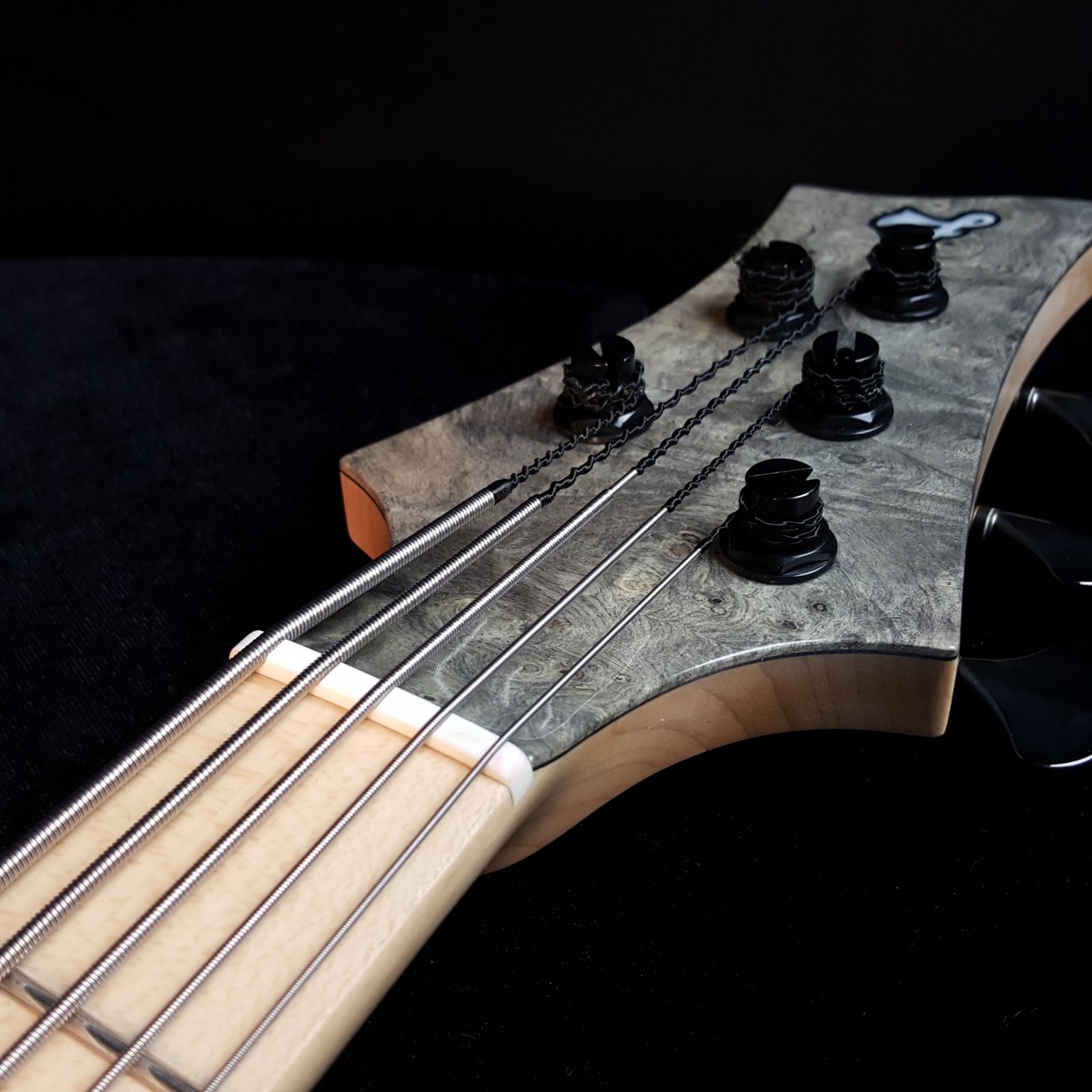 F Bass BN5 Buckeye Top, 5 String Bass with Bag - 621217