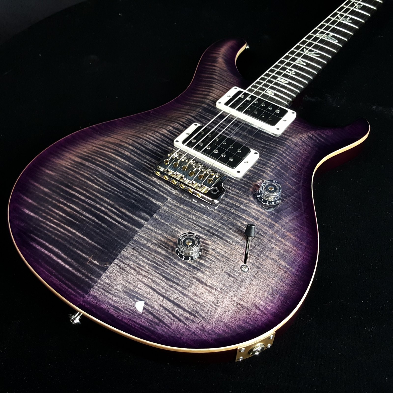 Paul Reed Smith PRS Custom 24 10 Top Charcoal Purple Burst