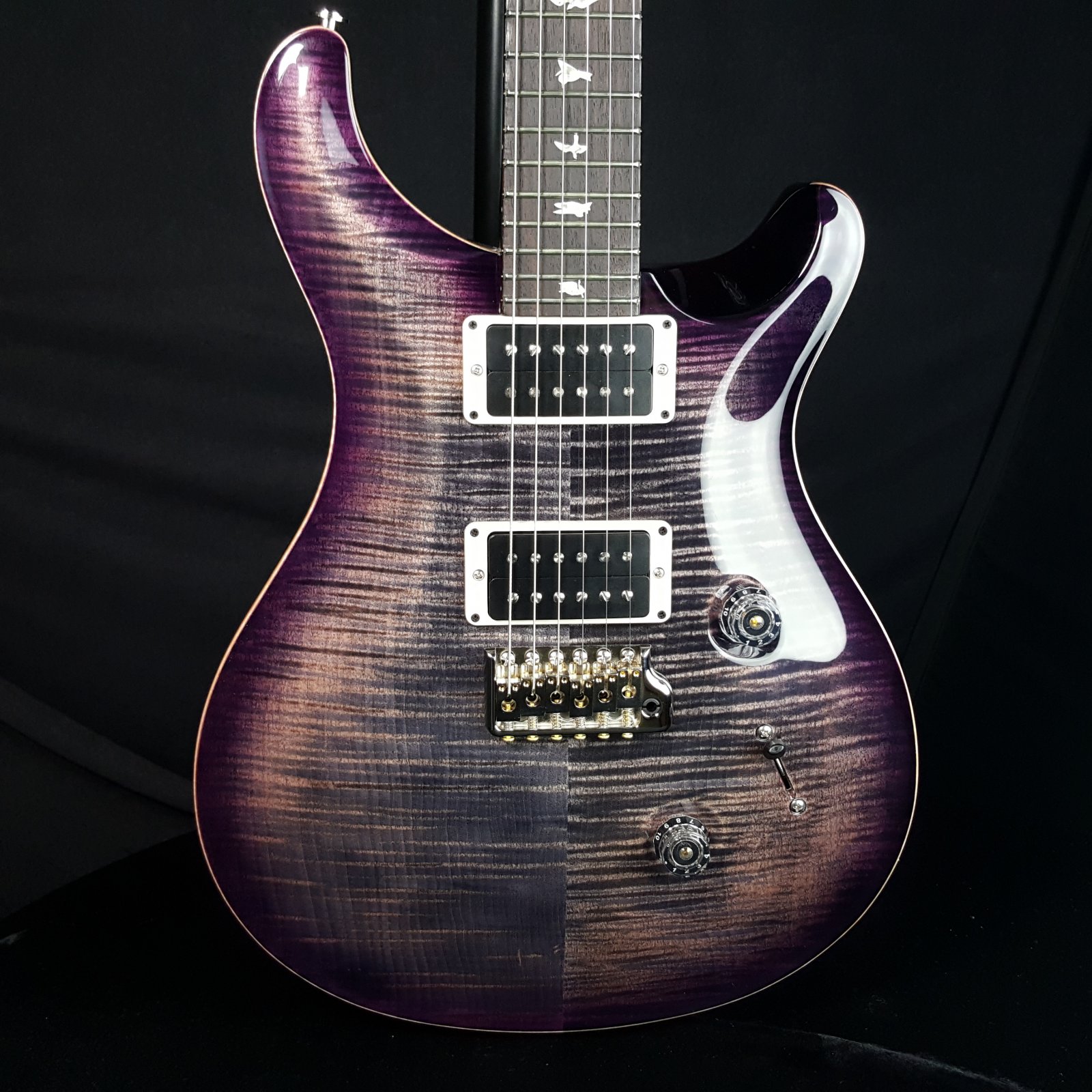 Paul Reed Smith PRS Custom 24 10 Top Charcoal Purple Burst