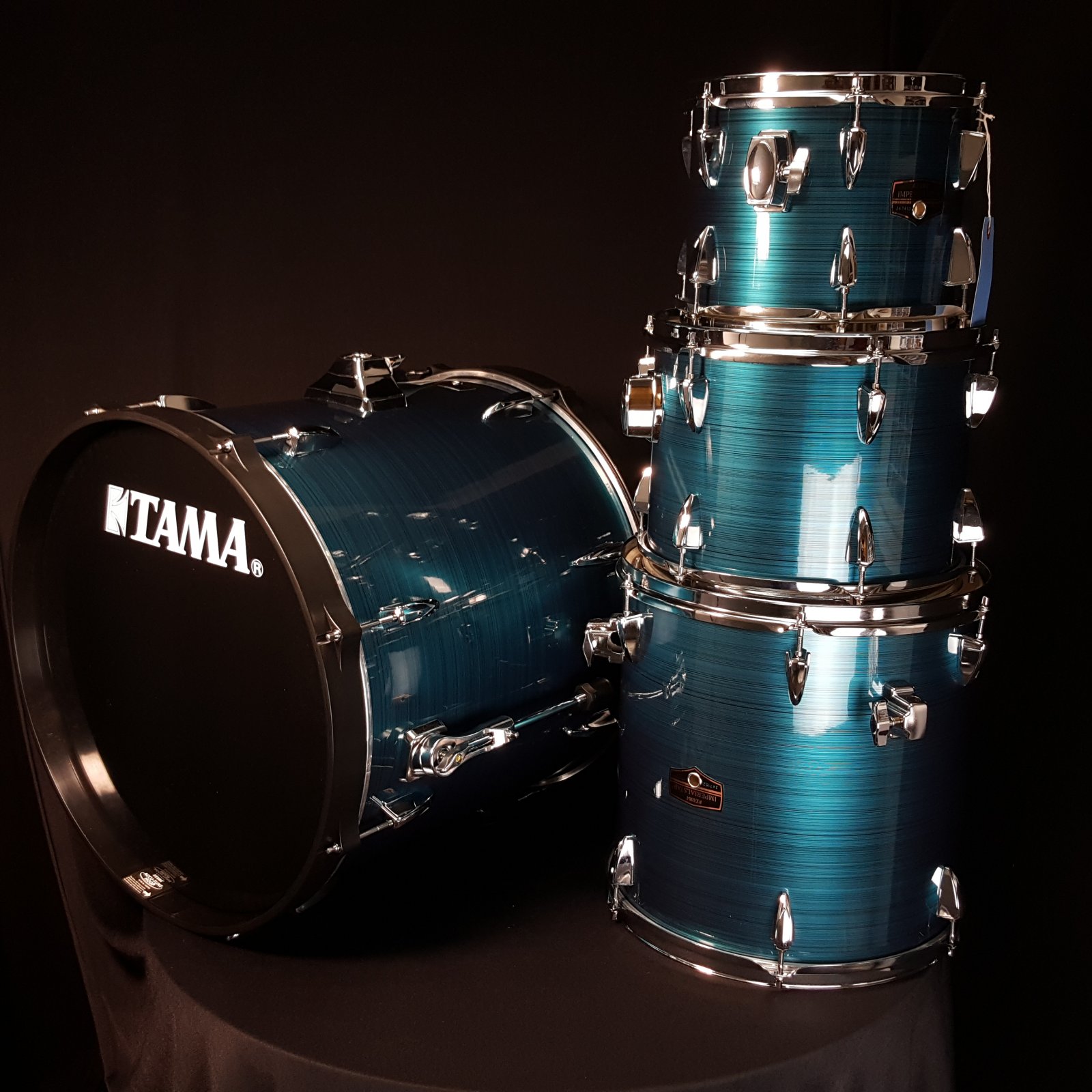 Tama Imperialstar (22) 5Piece Fusion Drum Set (HLB) Hairline Blue w