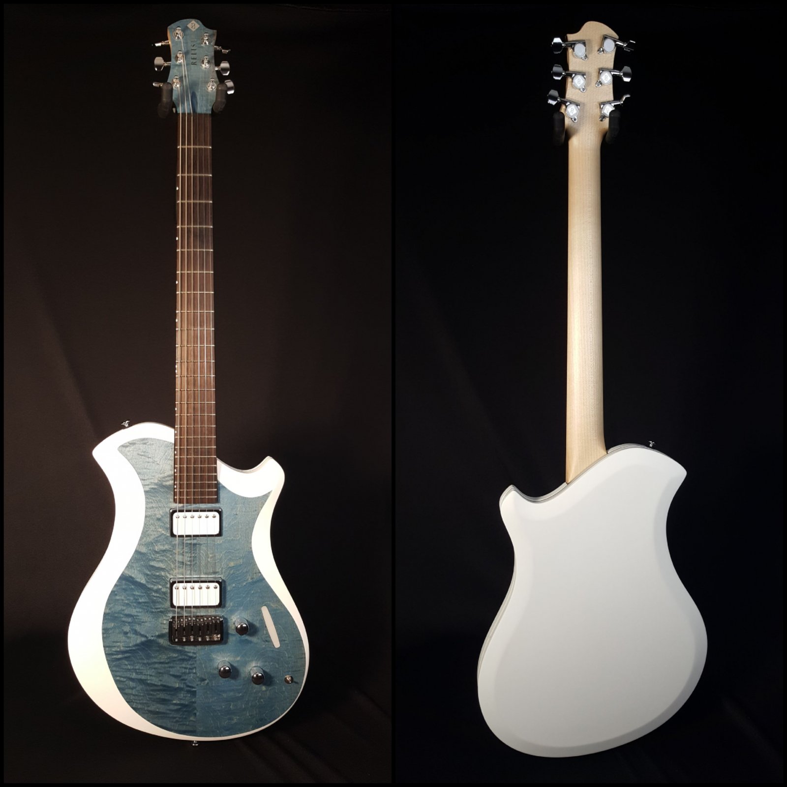 Relish Mary One Quilt Electric Guitar w/ Ghost Piezo pickup & Drop