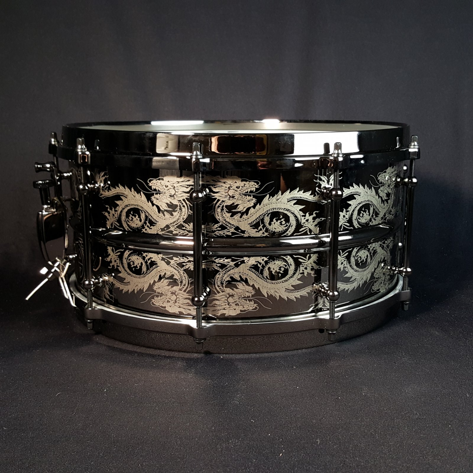 USED Ludwig 6.5 x 14 Joey Kramer Signature HIT HARD Snare Drum 