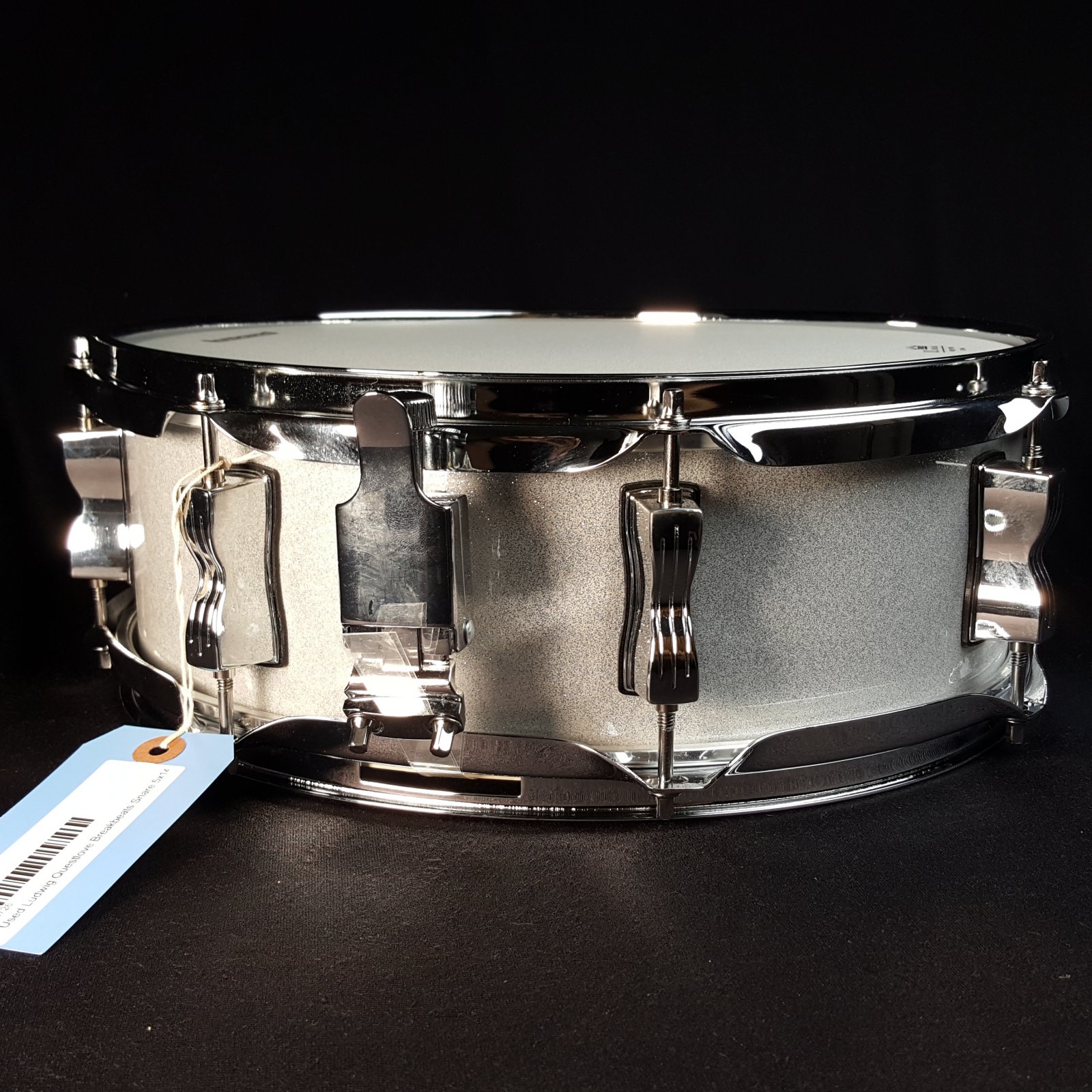 Used Ludwig Questlove Breakbeats Snare Drum 5x14 white