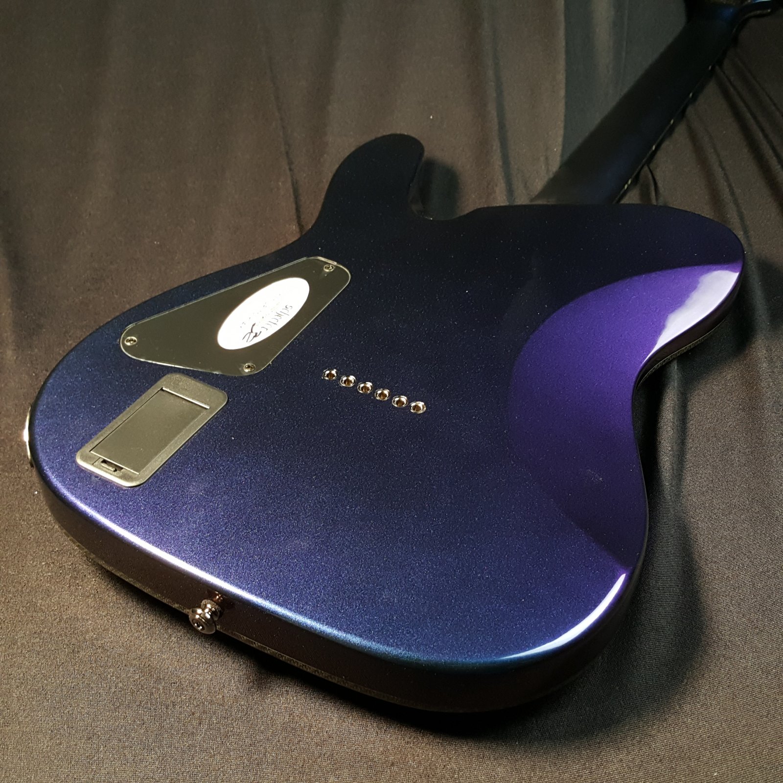 USED Schecter Hellraiser Hybrid PT Ultra Violet w/ Logo'd