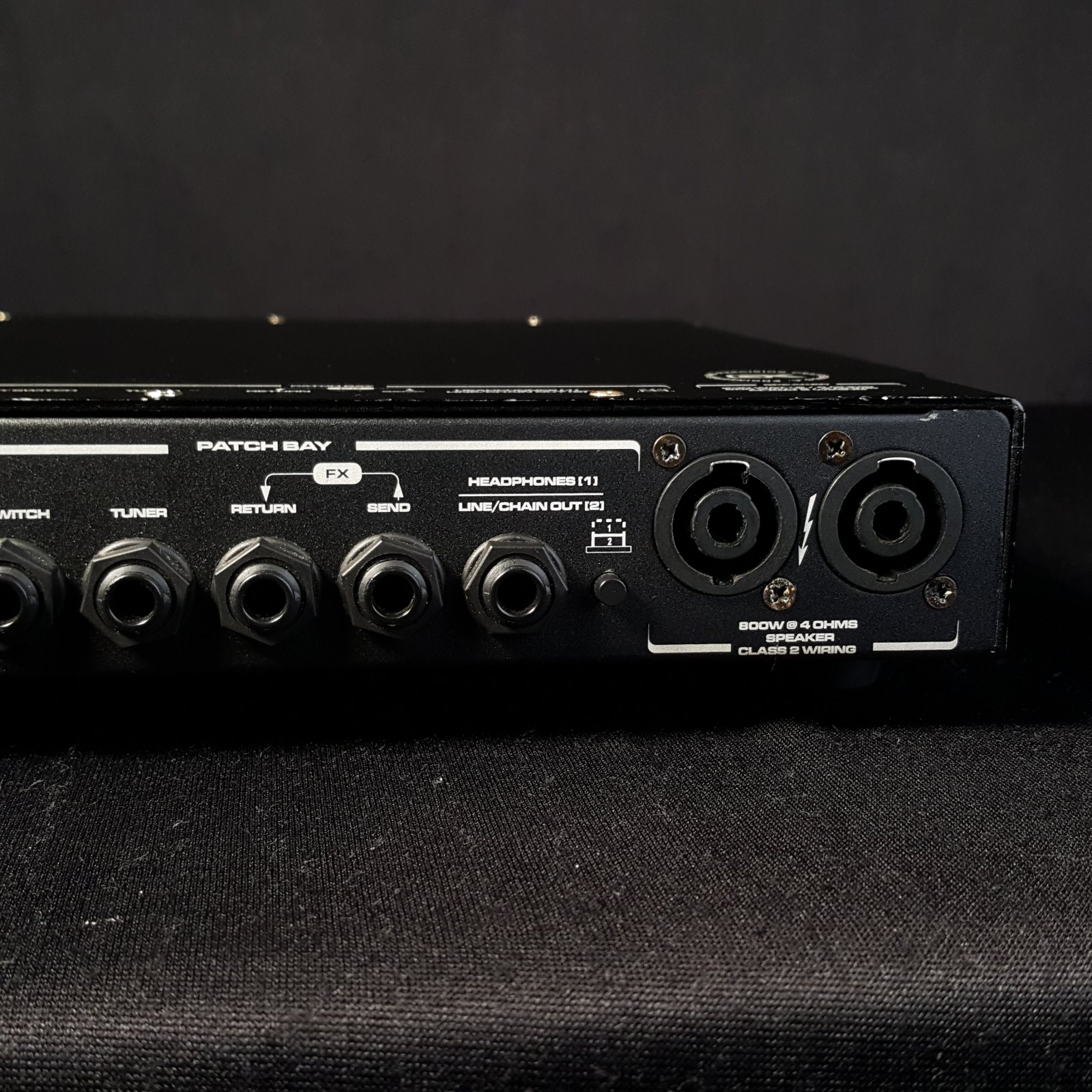 Used Gallien-Krueger GK MB800 Fusion Bass Amp Head - 836989002472