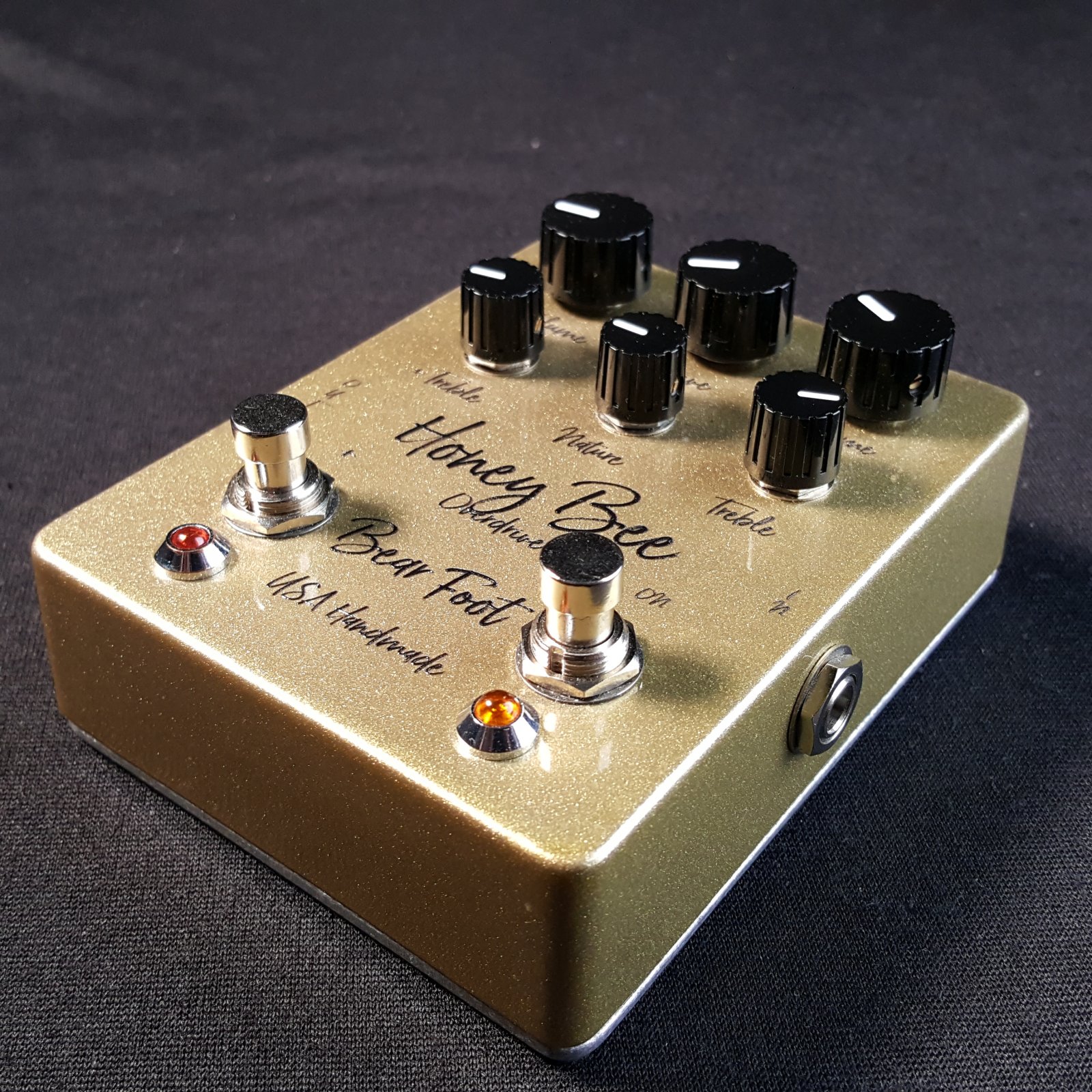 ギター Bearfoot Honey Bee OD Overdrive BearFoot FX - Honey Bee