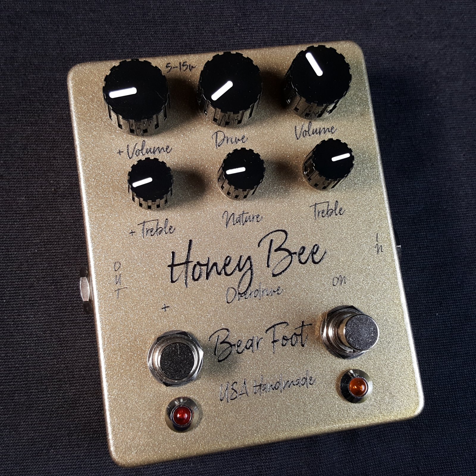 1円オークション】 Bearfoot Guitar Effects Honey Bee OD / ※a26062