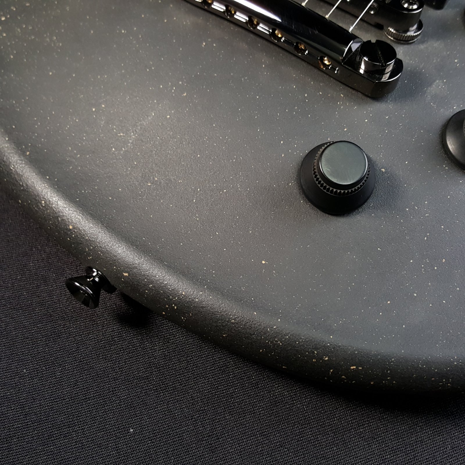 Flaxwood Aija Electric Guitar EMG Stop Tailpiece w/ Original Hard