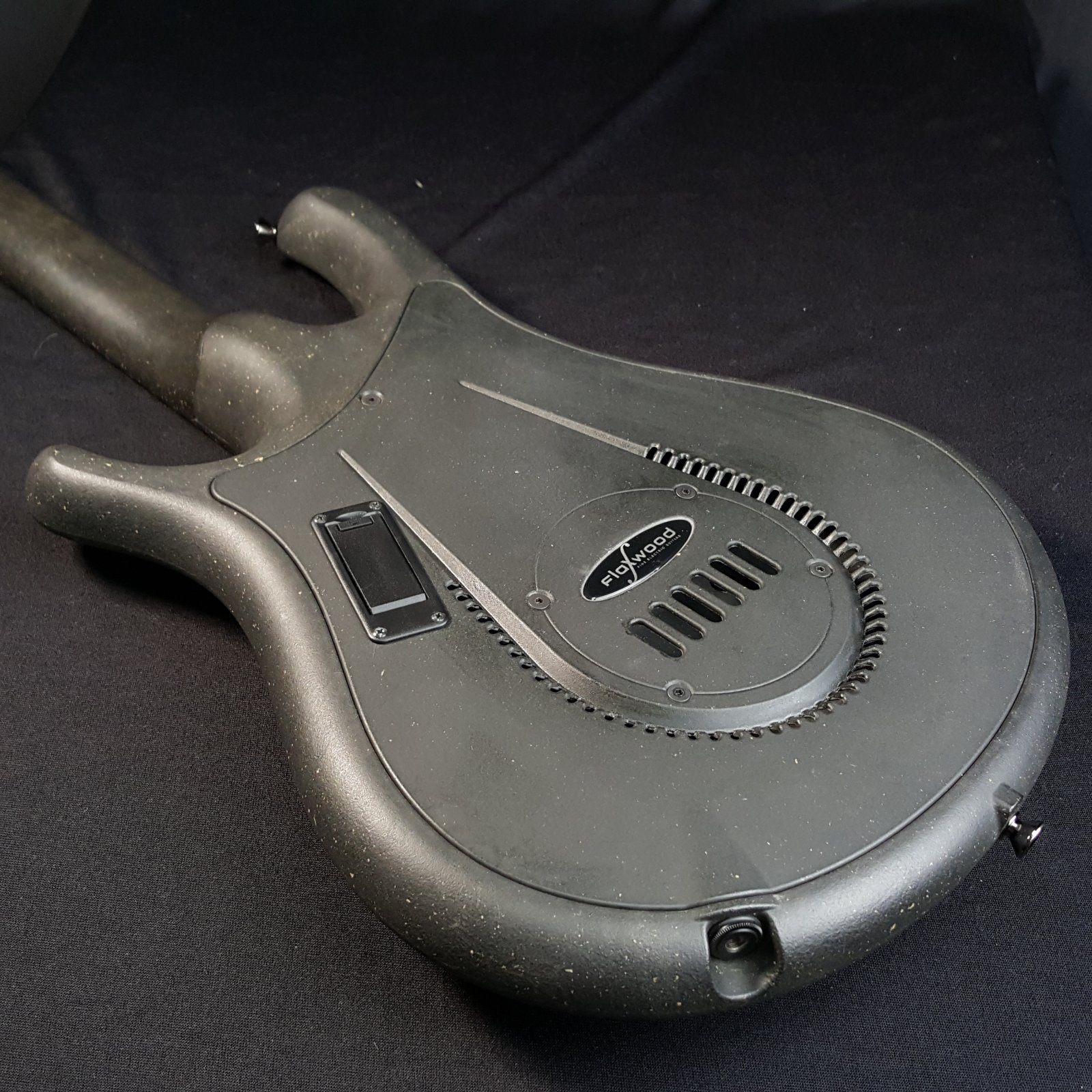 Flaxwood Aija Electric Guitar EMG Stop Tailpiece w/ Original Hard