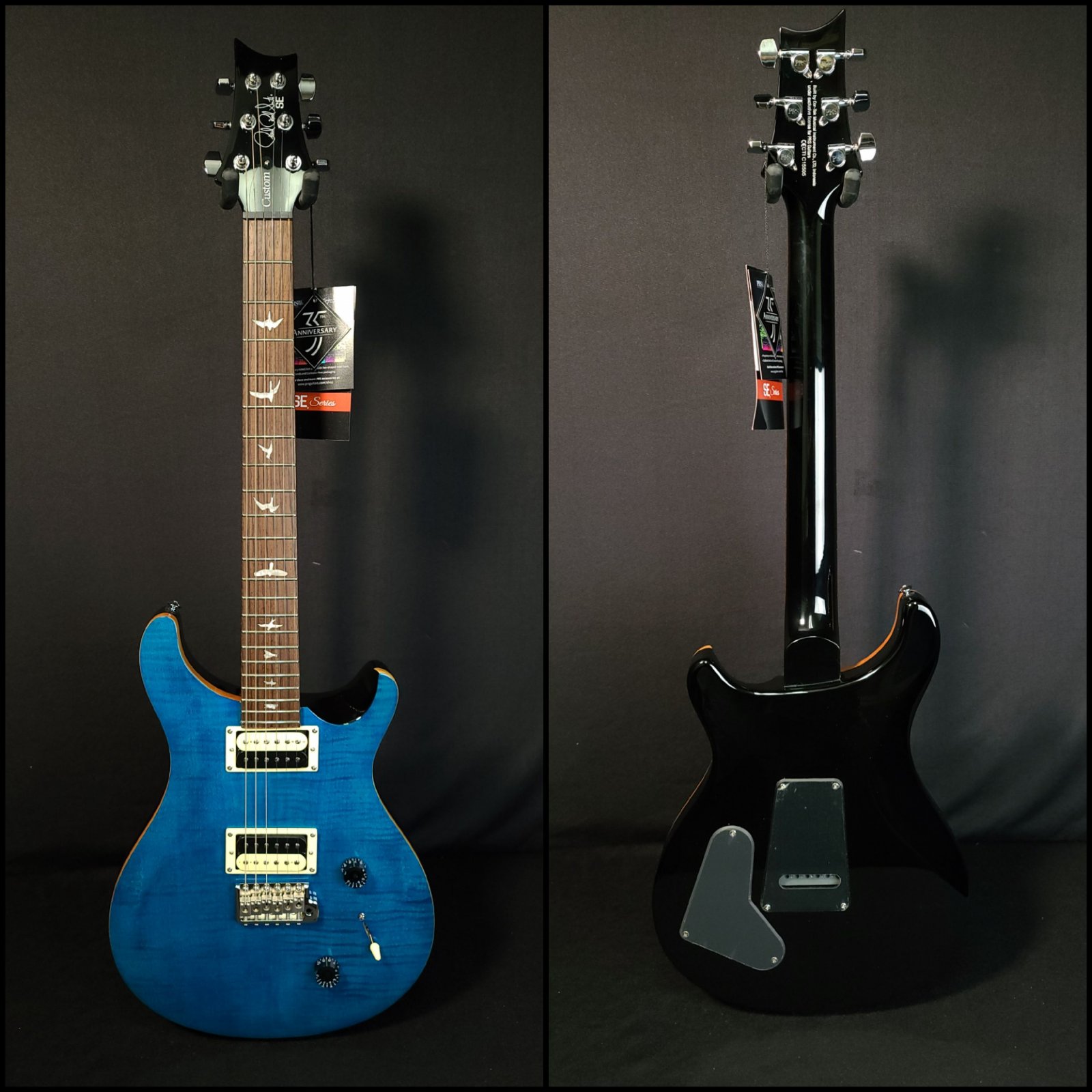 PRS SE Custom 22 Sapphire Blue w/PRS SE Gig Bag - 825362026280