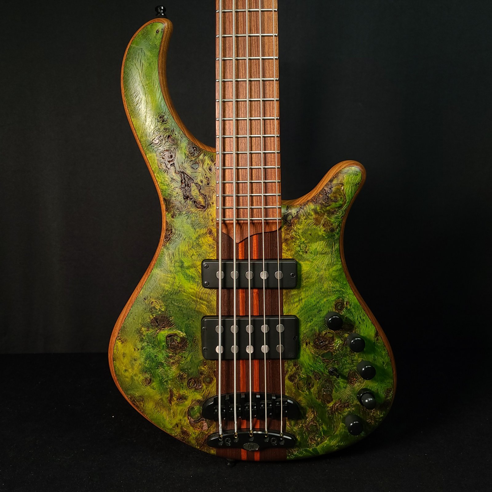 Mayones Comodous 5st Custom - Trans Dirty Green Burst | Reverb