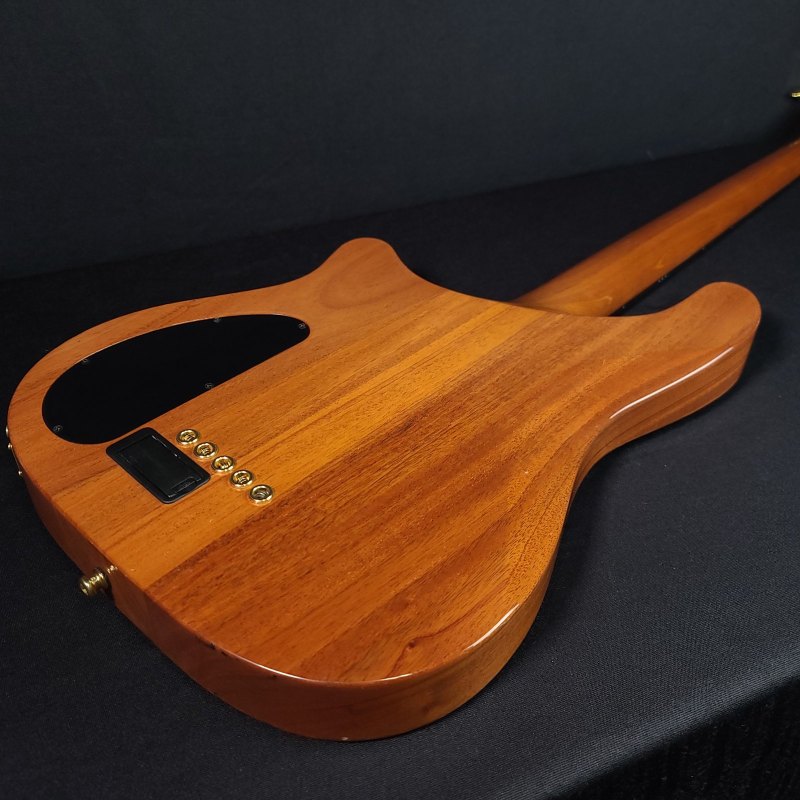 Used Carvin AC50F 5 String Fretless Semi-hollow Solid Koa Bass