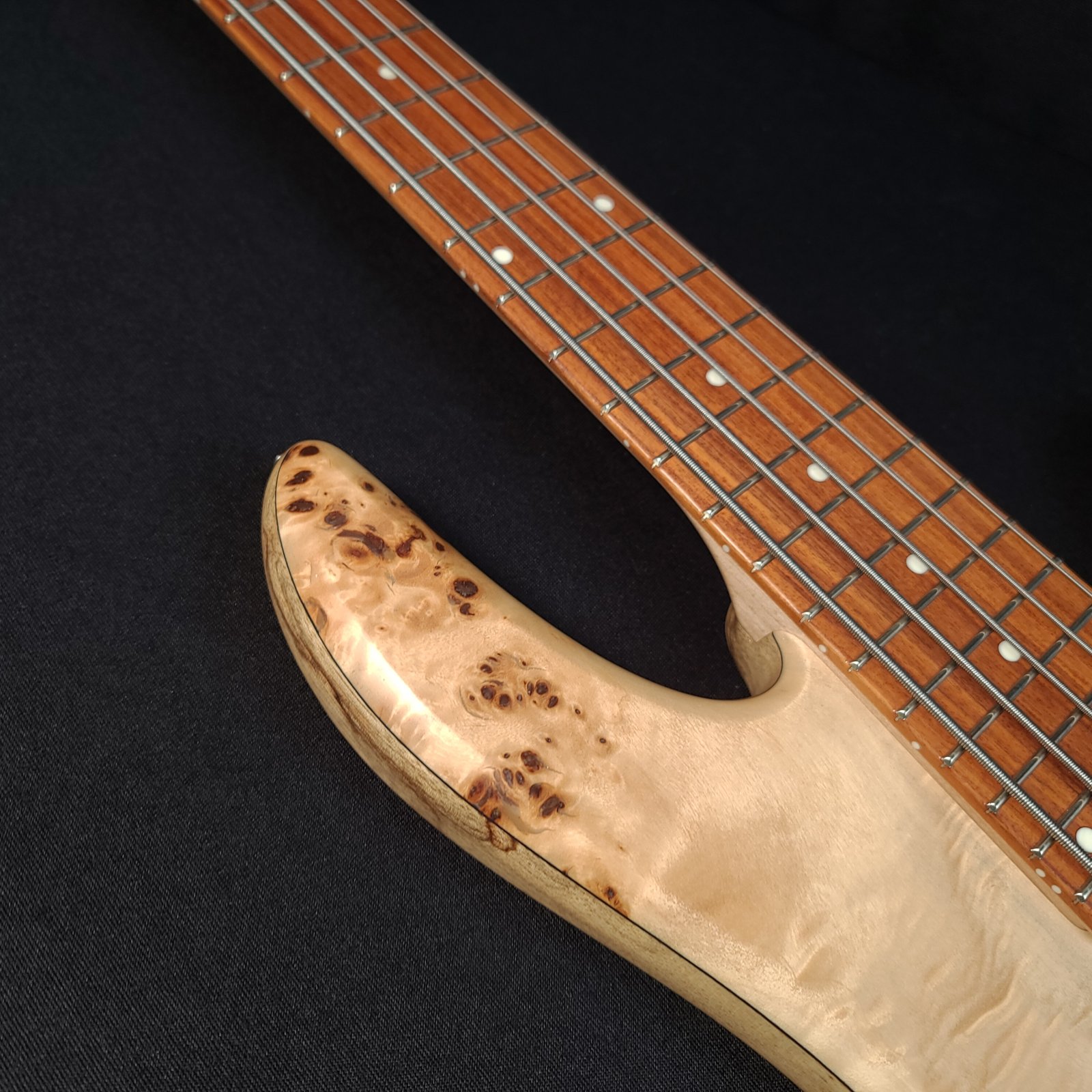 Fodera Monarch 5strings SpaltedMaple 込も top