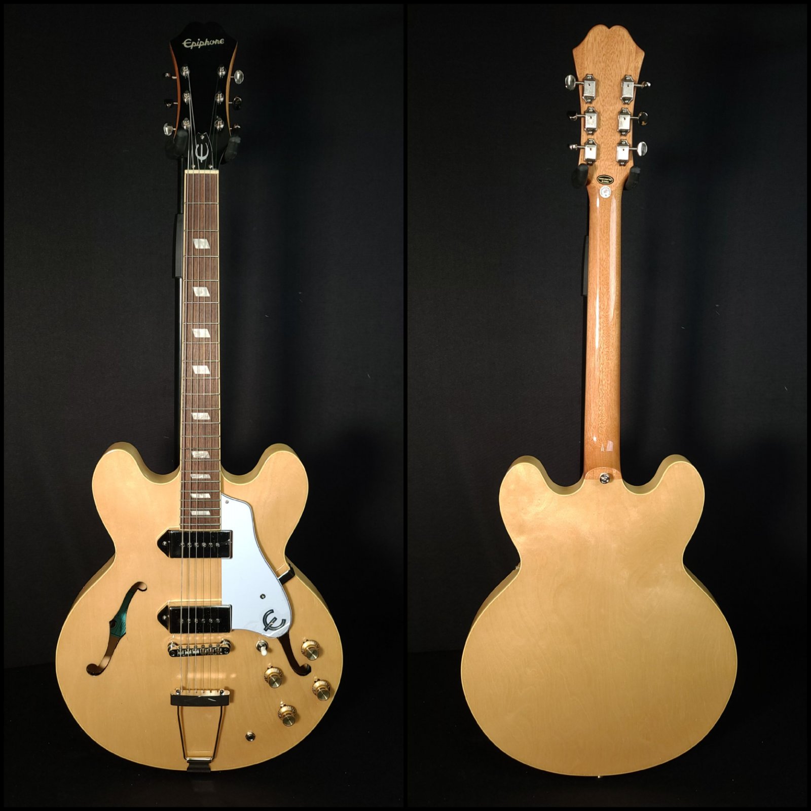 Epiphone Casino Archtop Electric Guitar Natural - 711106260327