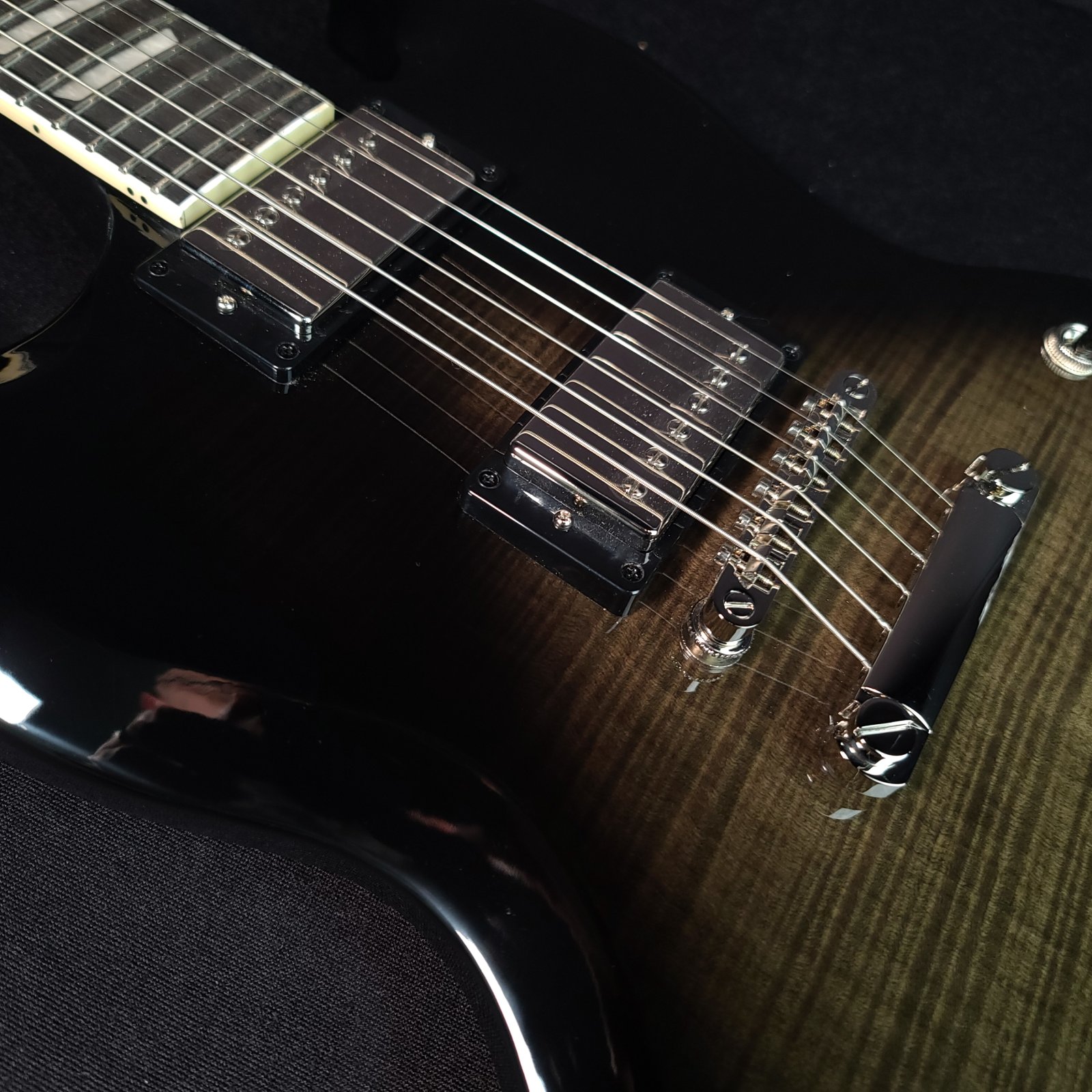 Epiphone SG Modern Figured Trans Black Fade - 711106478333