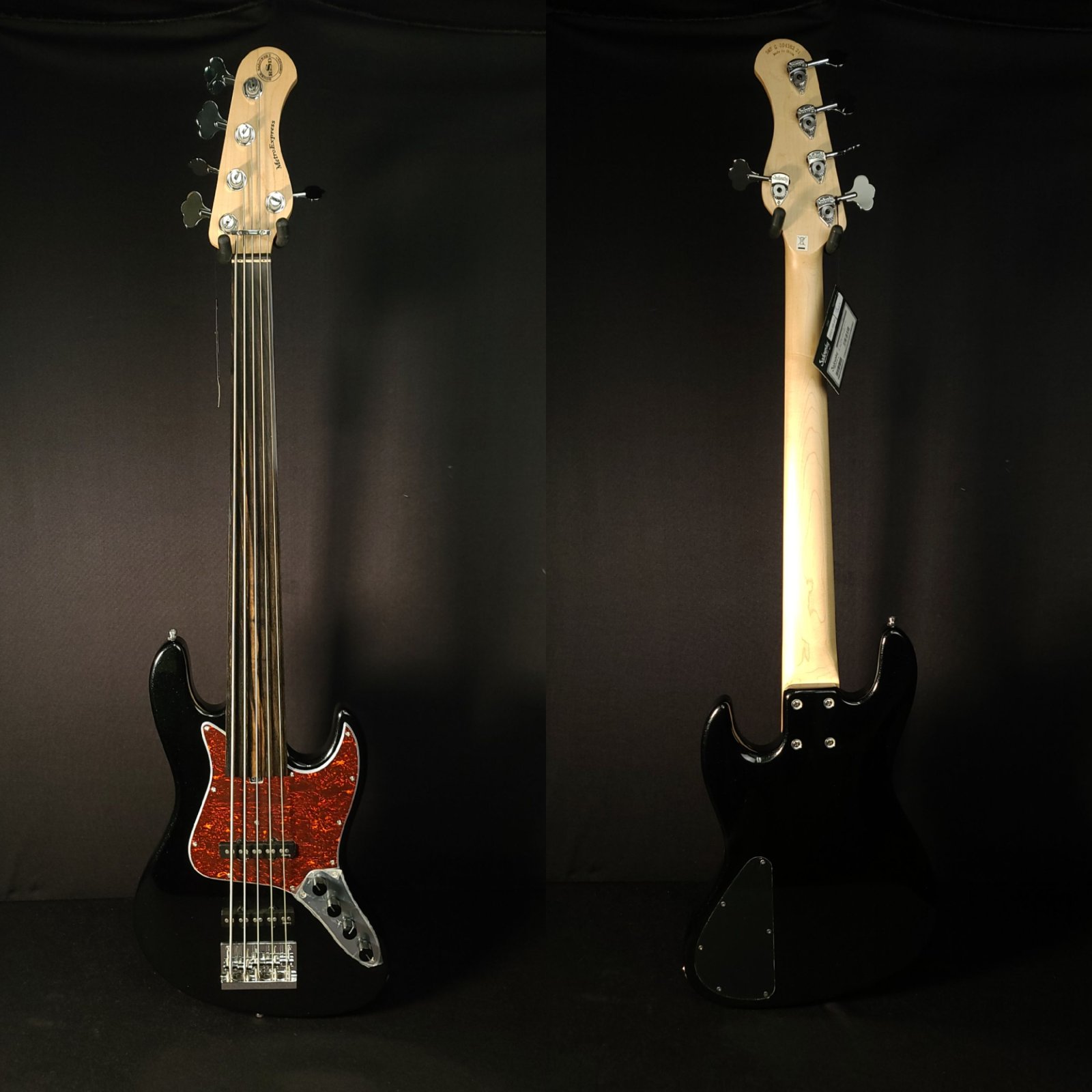 Sadowsky MetroExpress FRETLESS JJ 5 String Black Sparkle
