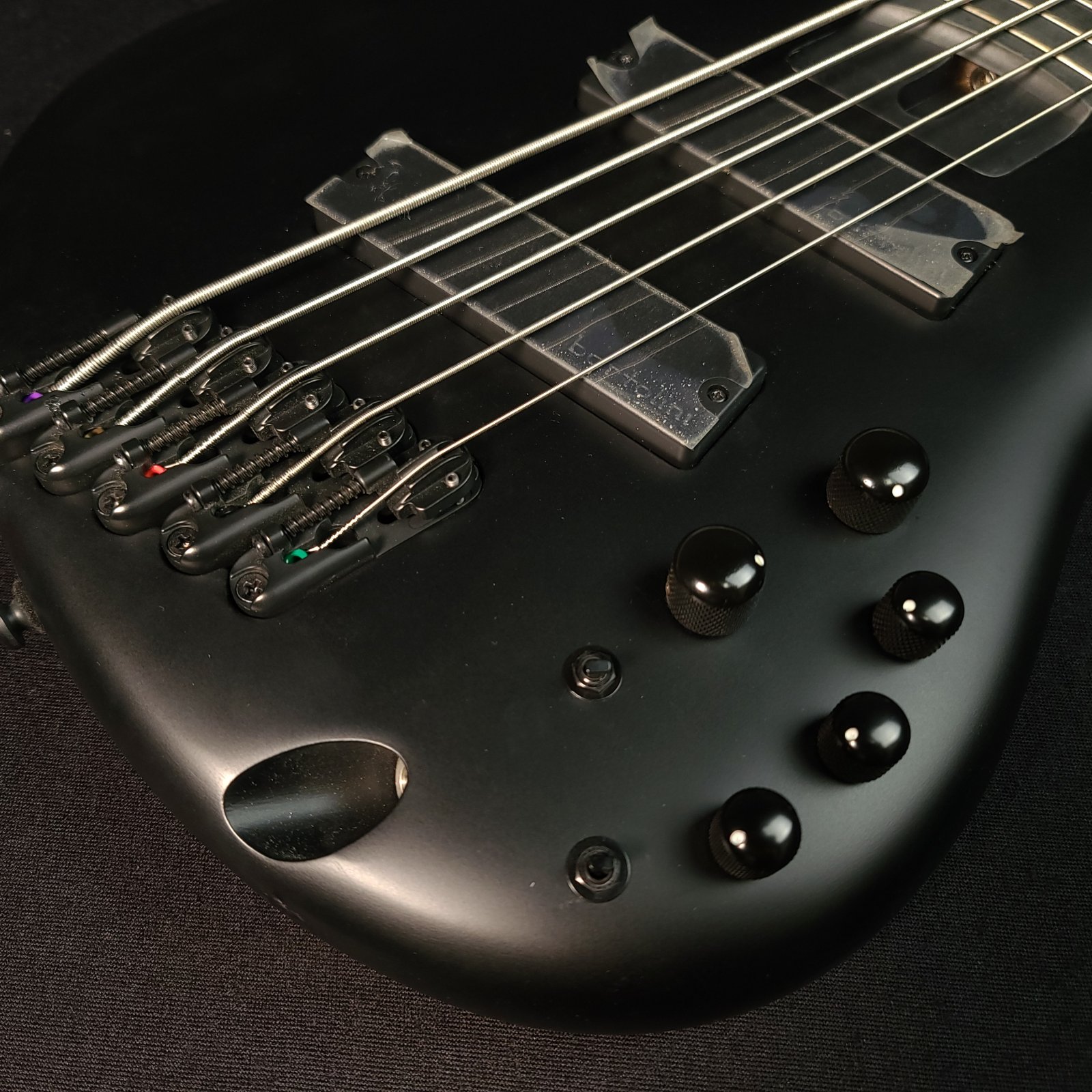 Ibanez SRMS625 EXBKF Iron Label Multi-Scale 5 String Bass