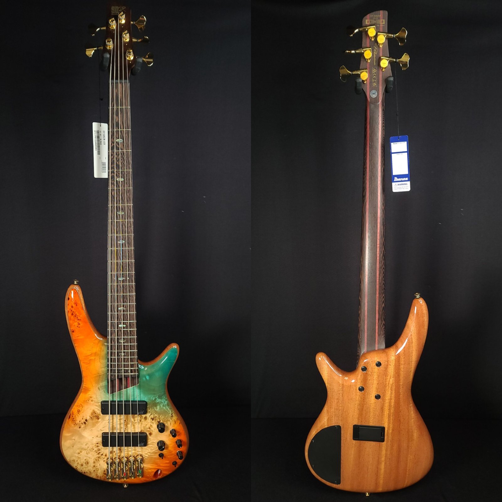 Ibanez Premium SR1605DW 5 String Bass Autumn Sunset Sky w