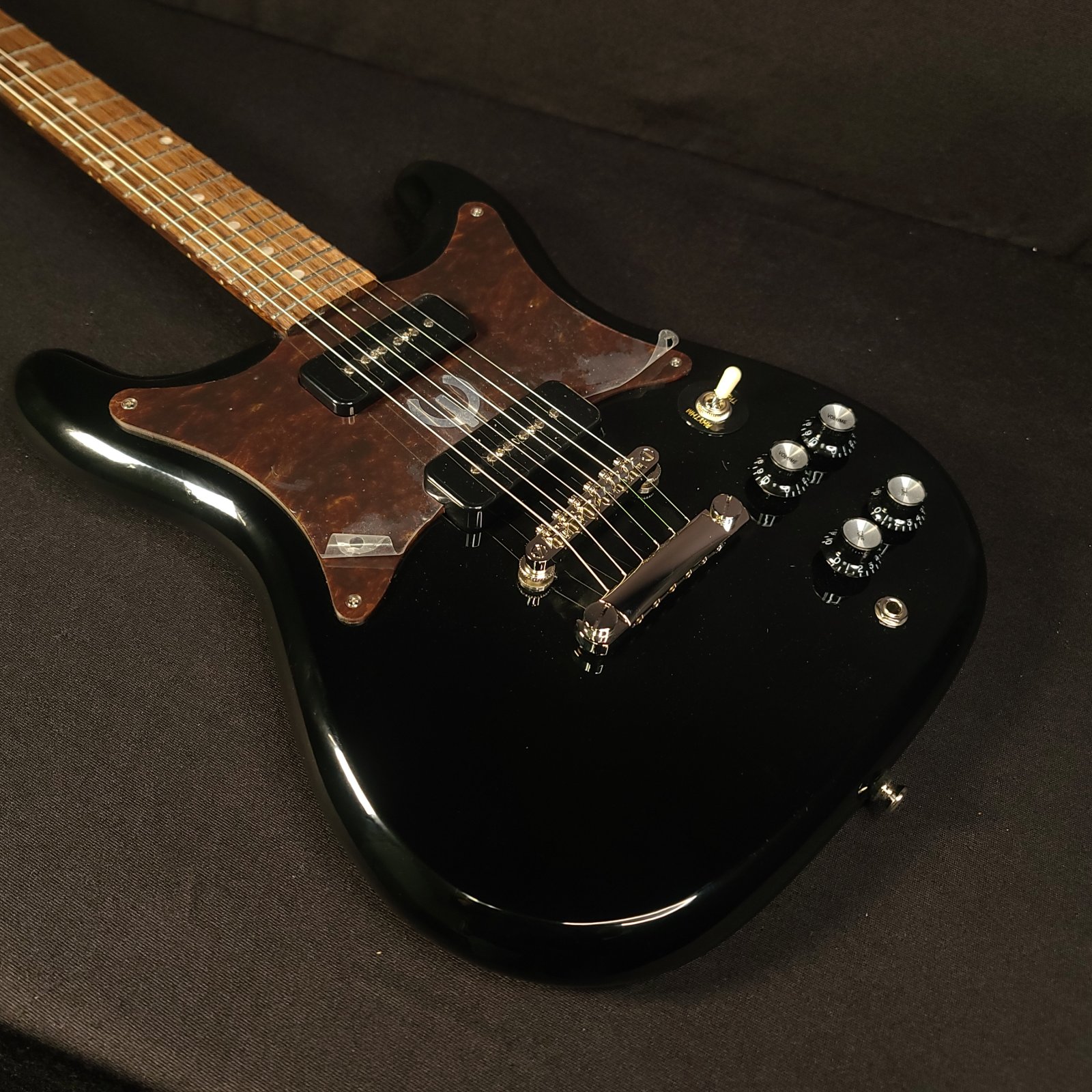 Epiphone Wilshire P-90s Electric Guitar Ebony - 711106045849