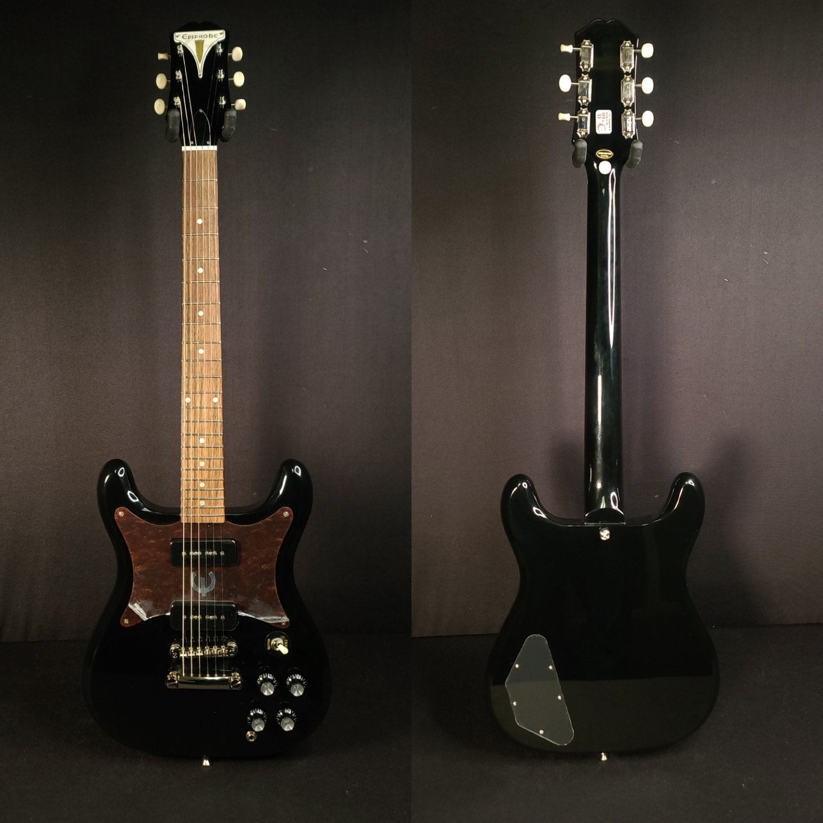 Epiphone Wilshire P-90s Electric Guitar Ebony - 711106045849