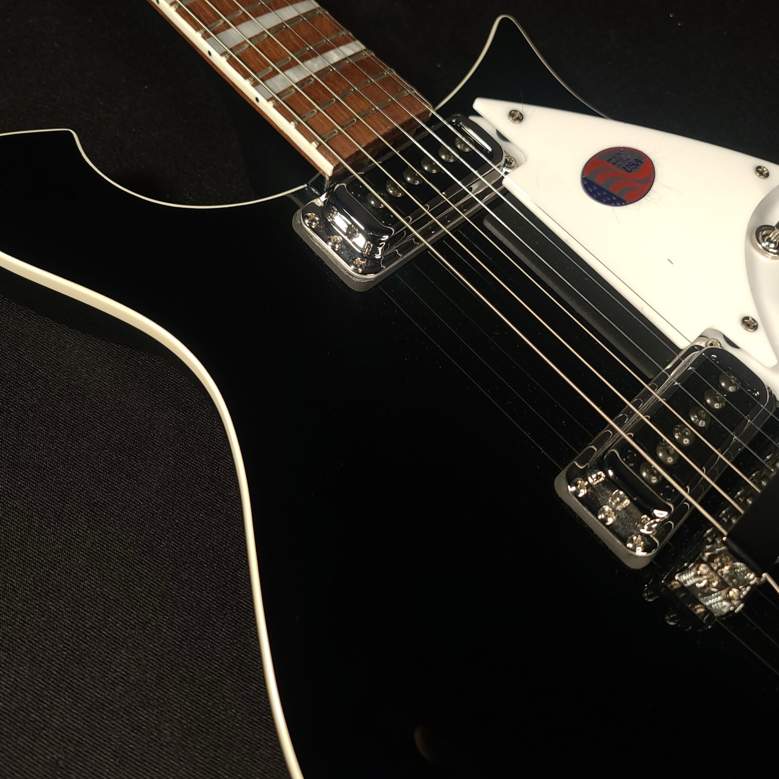 Rickenbacker 620 Electric Guitar Jetglo w/Hard Case