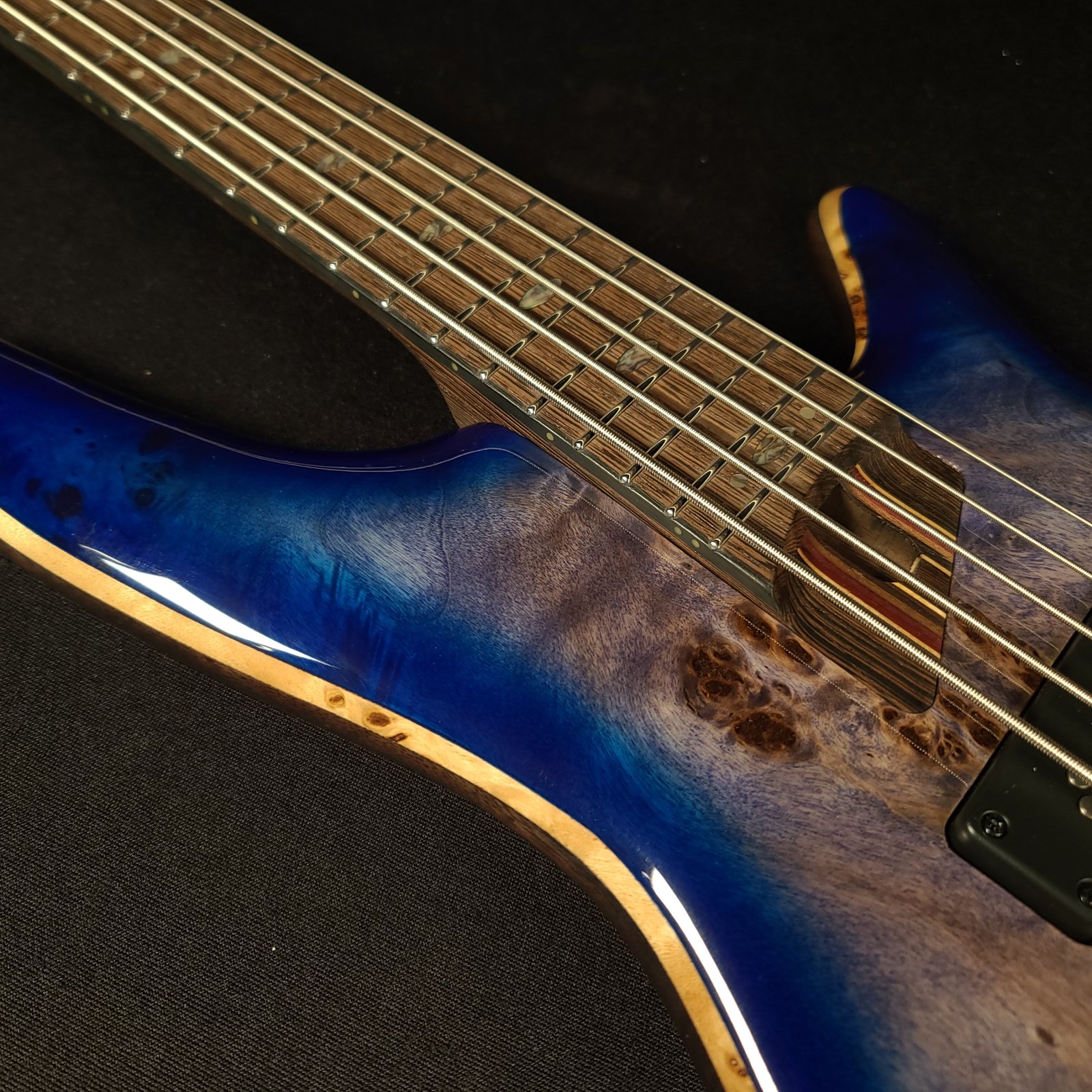 Ibanez Premium SR2605 CCB 5 String Bass Guitar Cerulean Blue