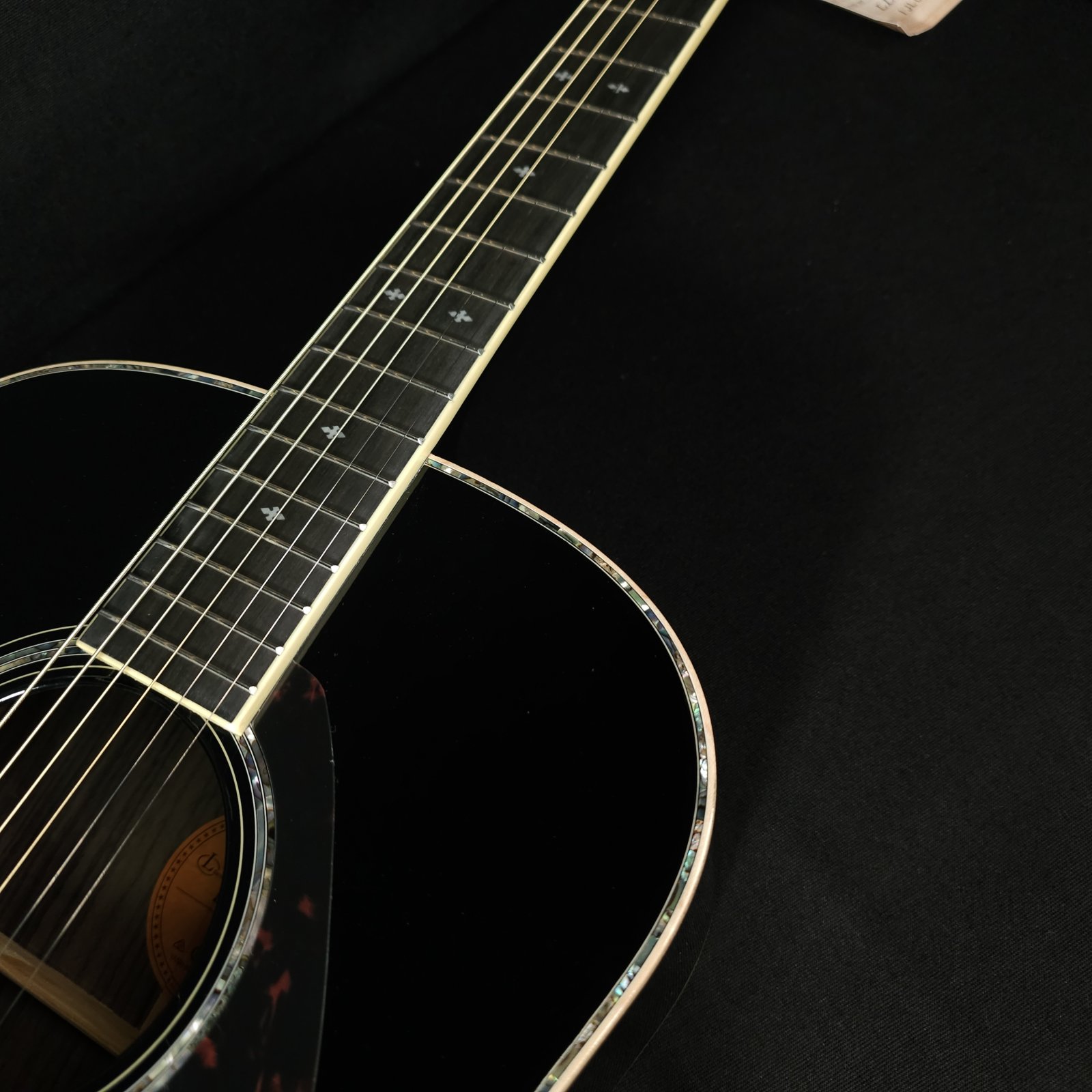 Yamaha LL16D Deluxe ARE Acoustic Electric Guitar Black w/Hard Case
