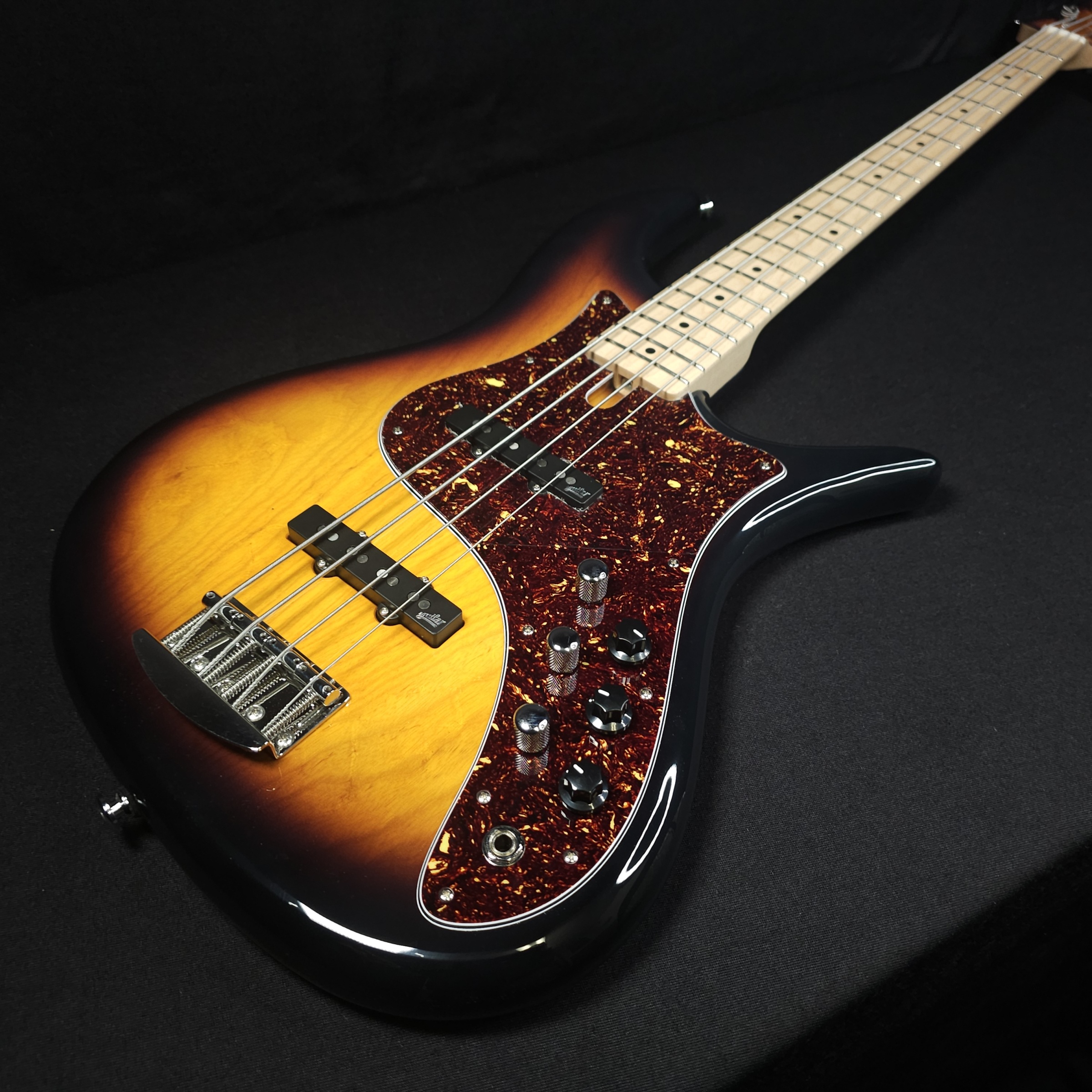 F Bass VF4-J 2024 Sunburst, Chrome Hardware, Aguilar J Pickups, Volume Blend Wiring Gloss Sheen w/Bag