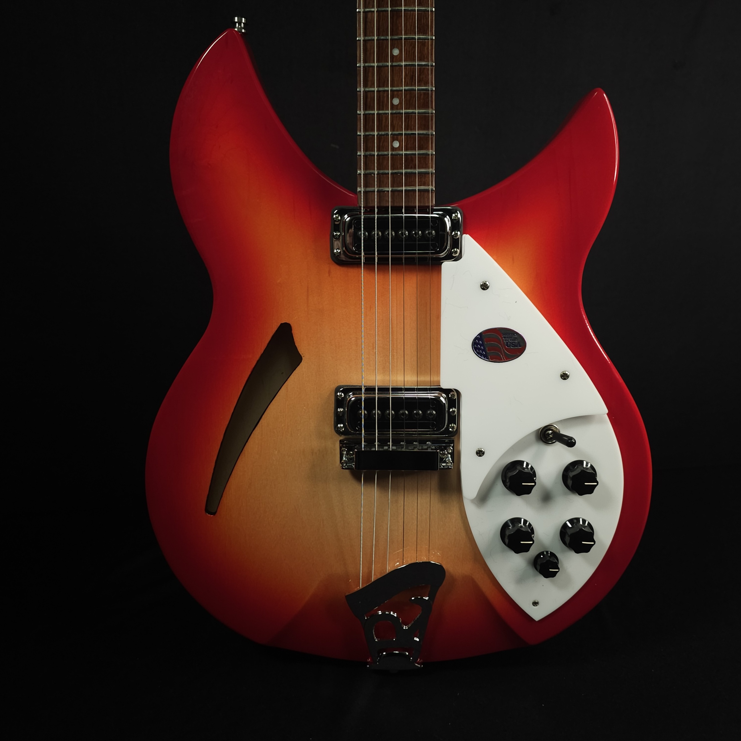 Rickenbacker 330 6 String Electric Guitar FireGlo With Case