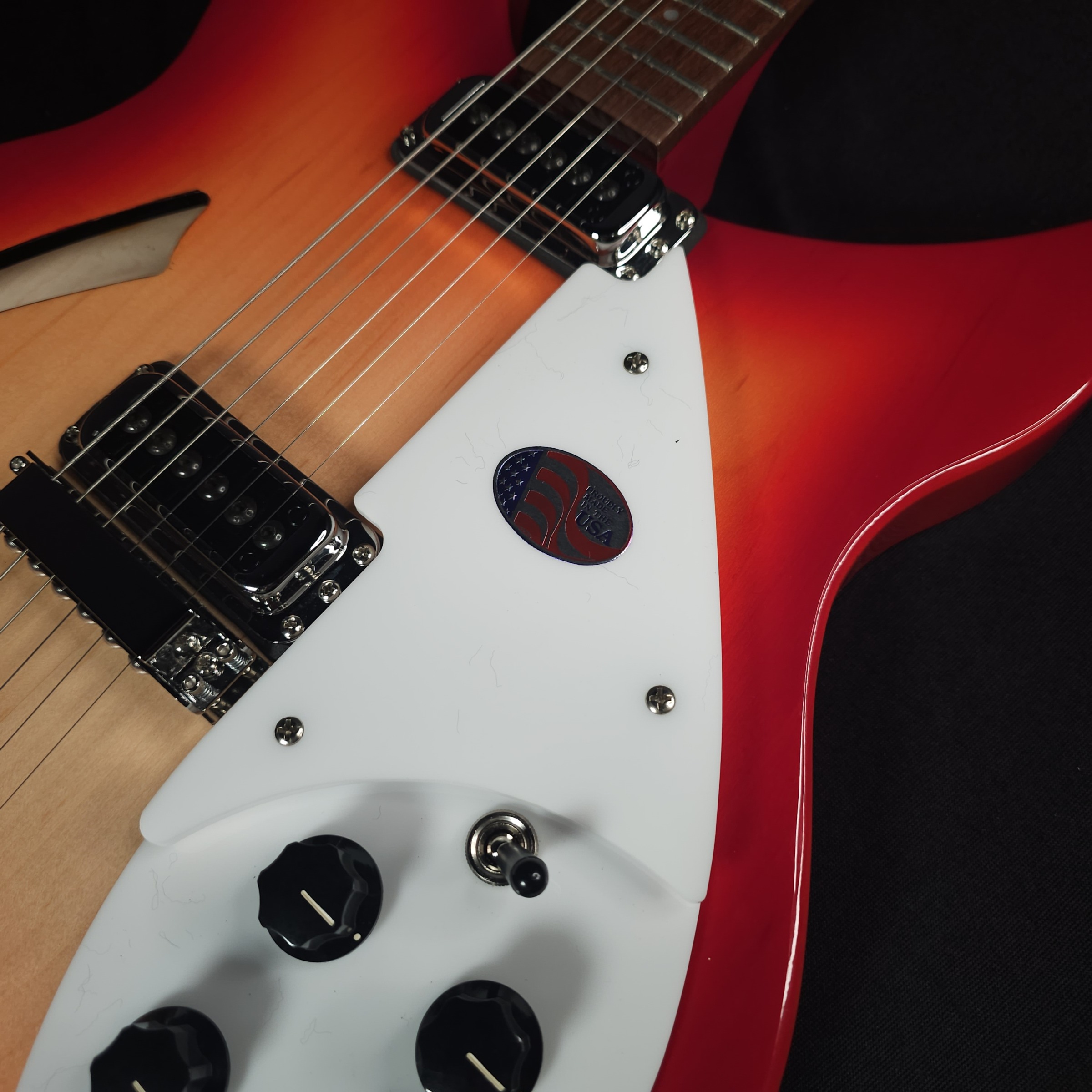 Rickenbacker 330 6 String Electric Guitar FireGlo With Case