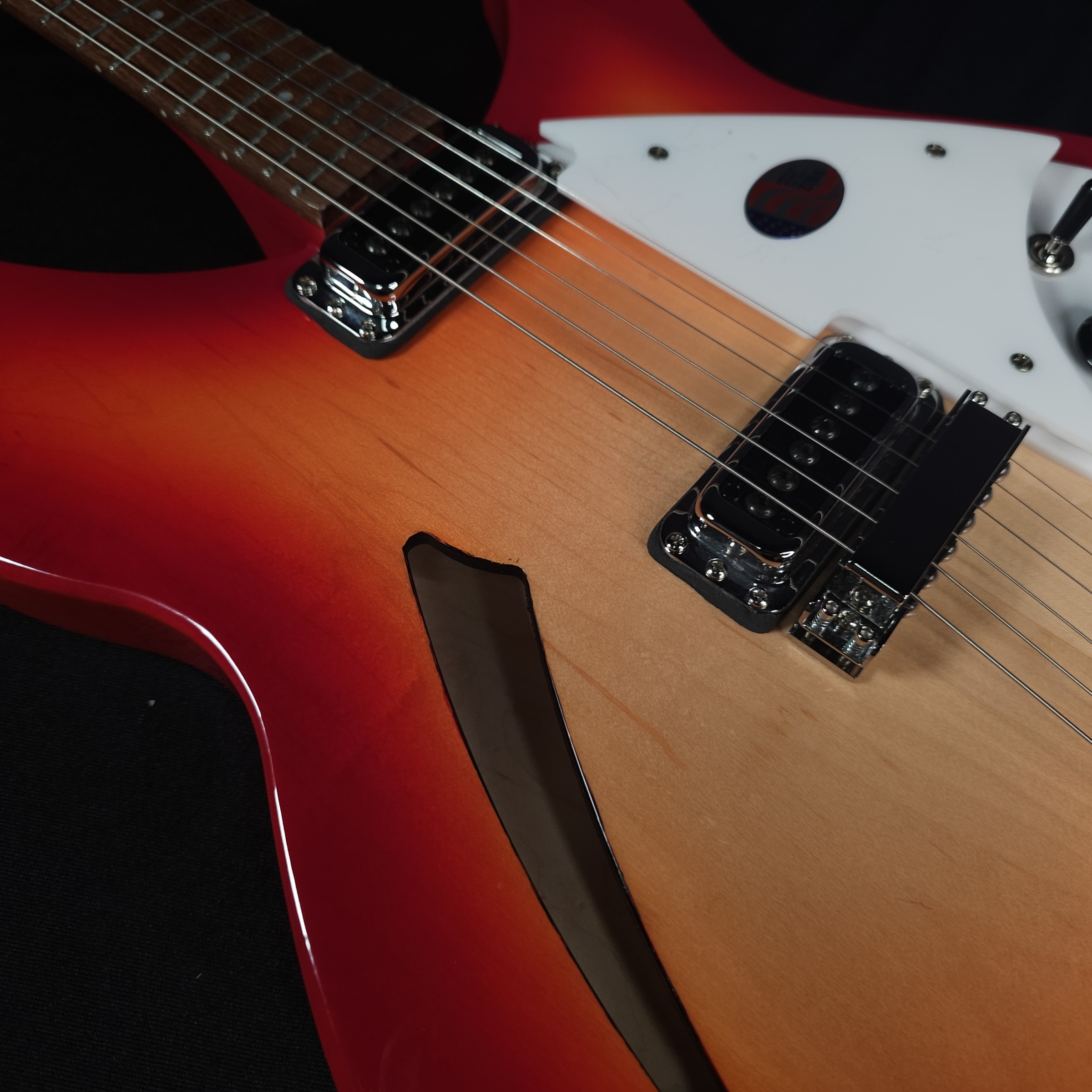Rickenbacker 330 6 String Electric Guitar FireGlo With Case