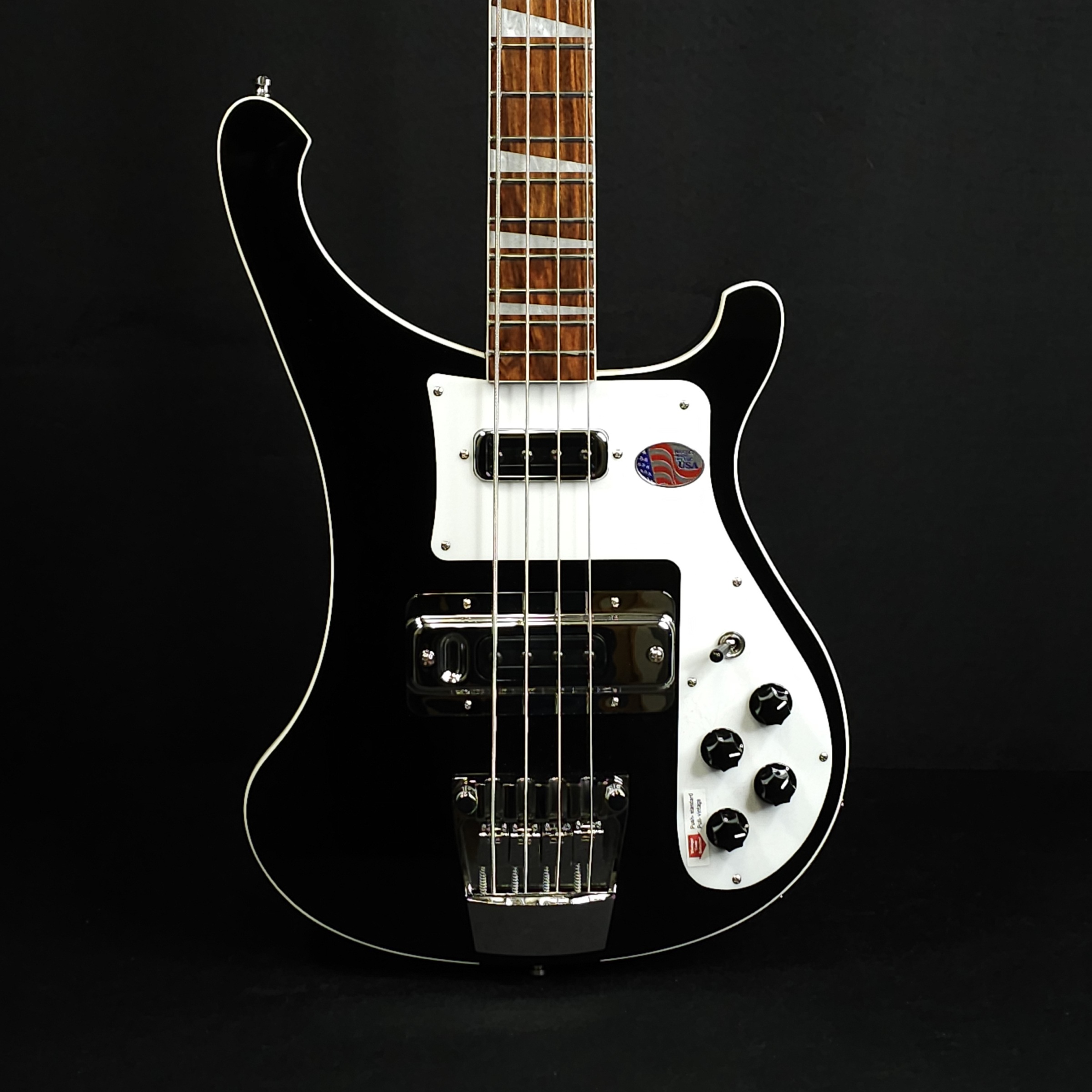 Rickenbacker 4003 Bass Jet Glo 2025 With Case NEW PICKUP COVER