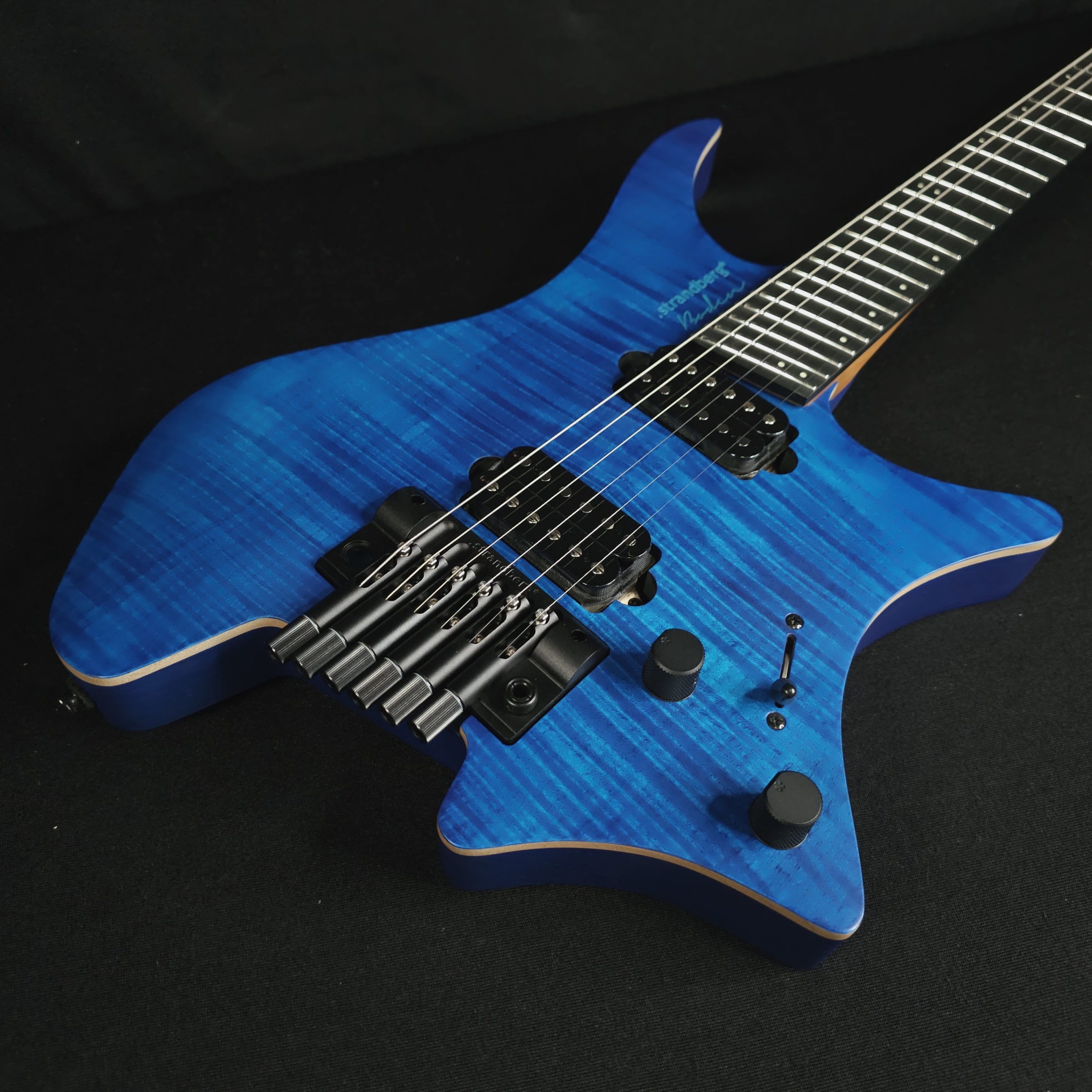 Strandberg Boden Prog NX 6 Deep Blue Guitar w/Bag BD6TCT-24P-L-F-DB