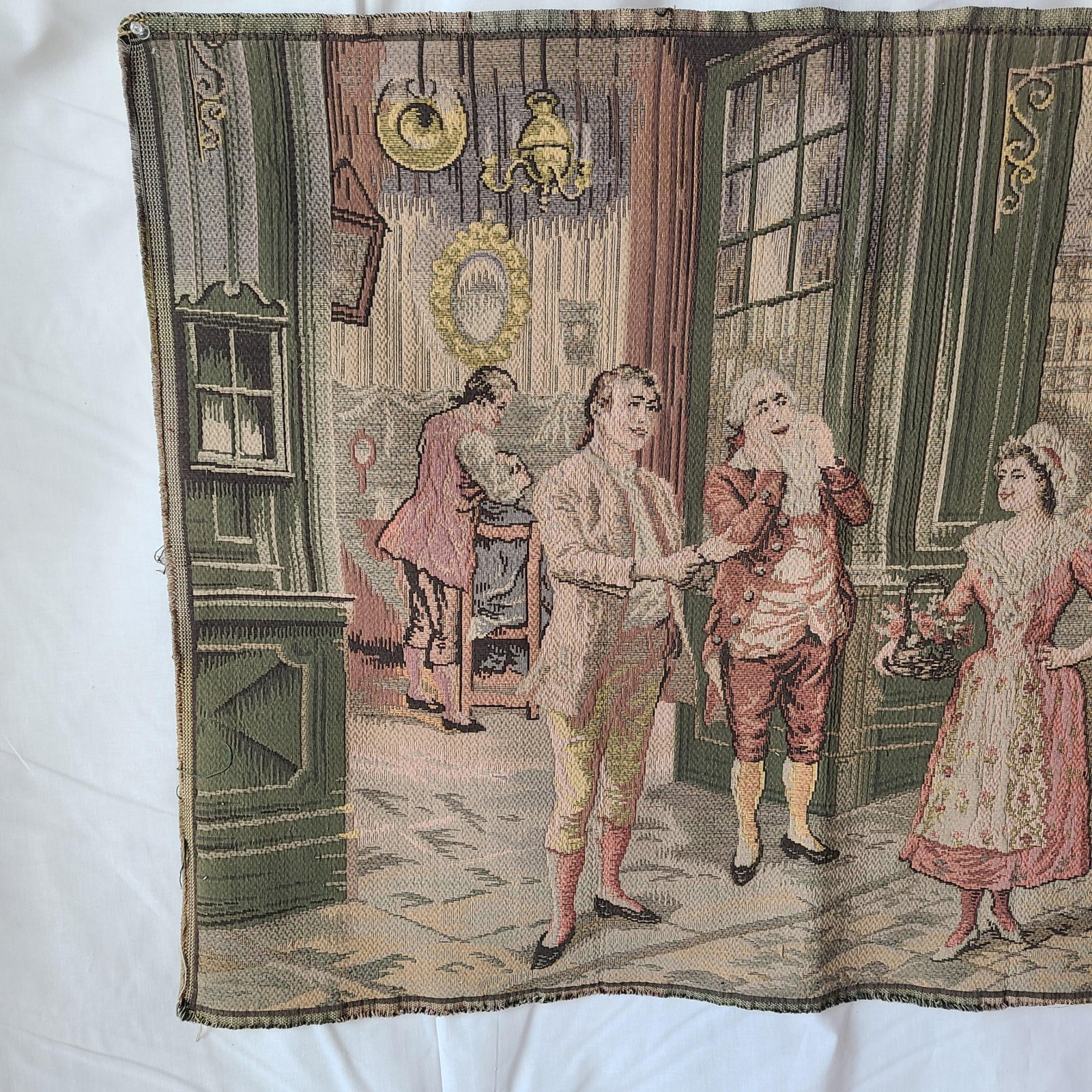 vintage tapestry 街 Vintage French Tapestry Classic Provincial Shop Women Shop