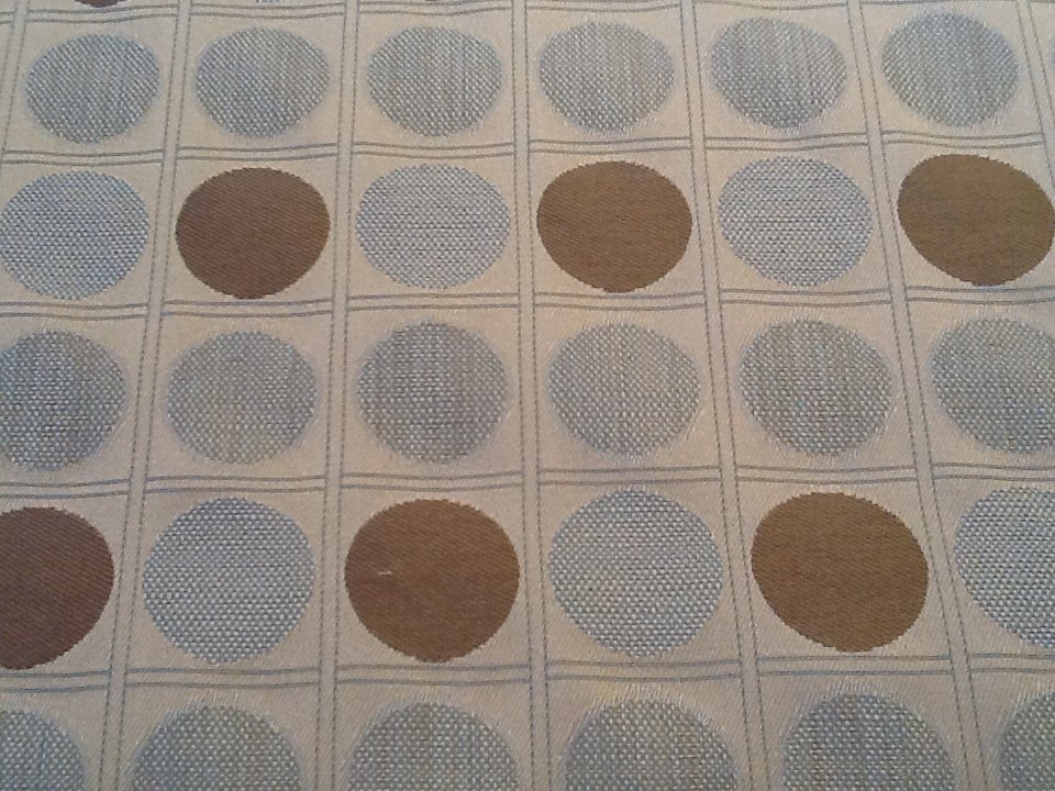 Modern Circles Squares Pattern Bold Beige Brown Blue Upholstery Modern Circles Squares Pattern Bold Beige Brown Blue Upholstery Weight Fabric Lhd230 Closeout