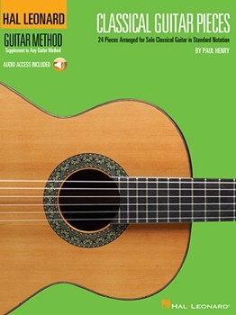 Classical Guitar Pieces - 24 Pieces Arranged for Solo Guitar in Standard Notation 